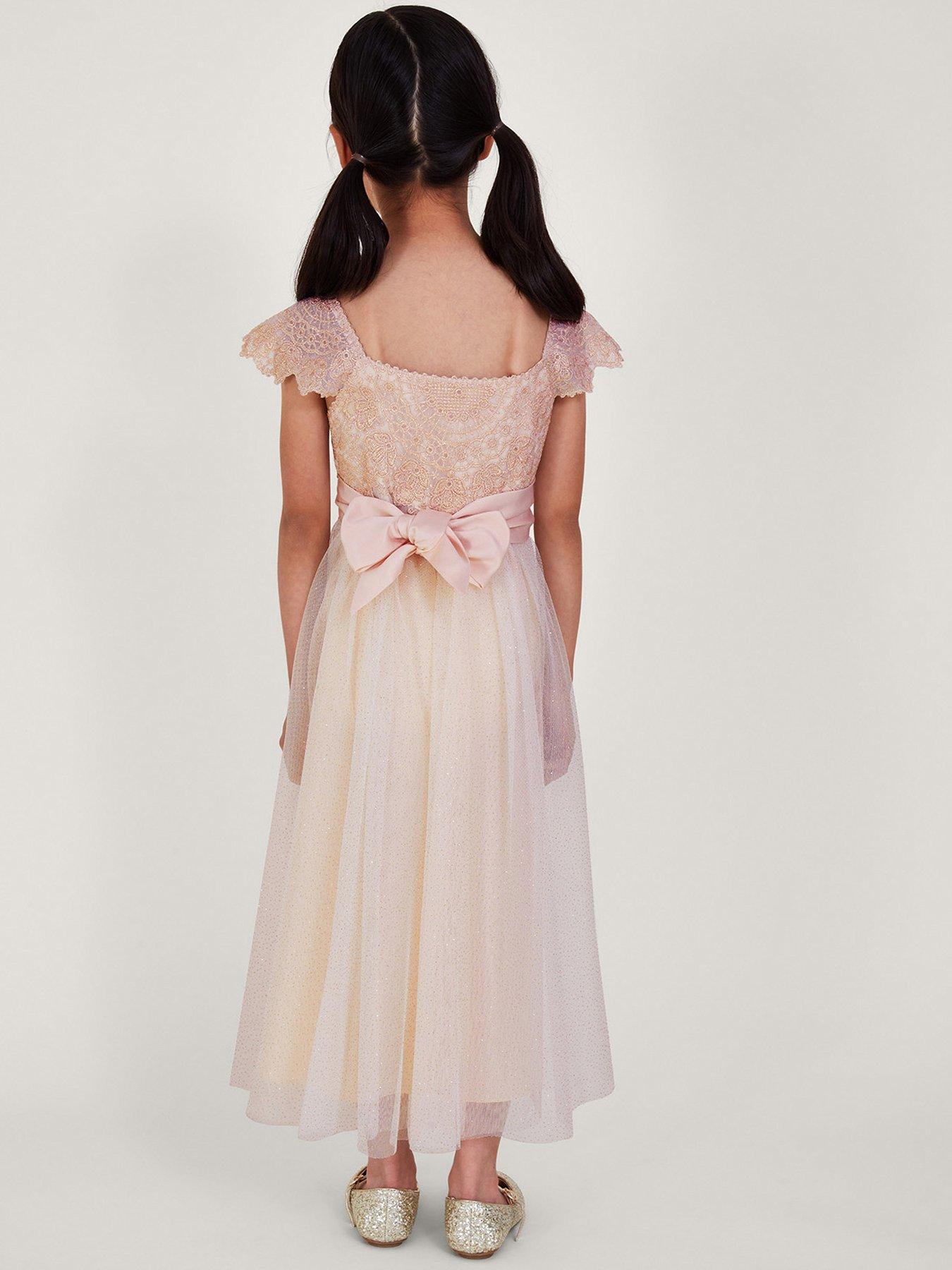 Image 5 of 5 of Monsoon Girls Estella Dress - Pink
