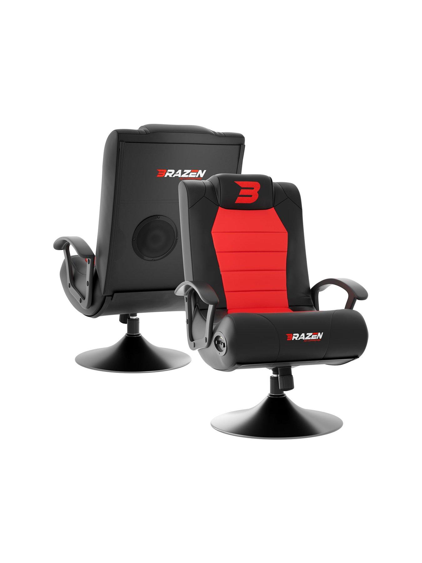 brazen-stag-21-bluetooth-surround-sound-gaming-chair-redfront