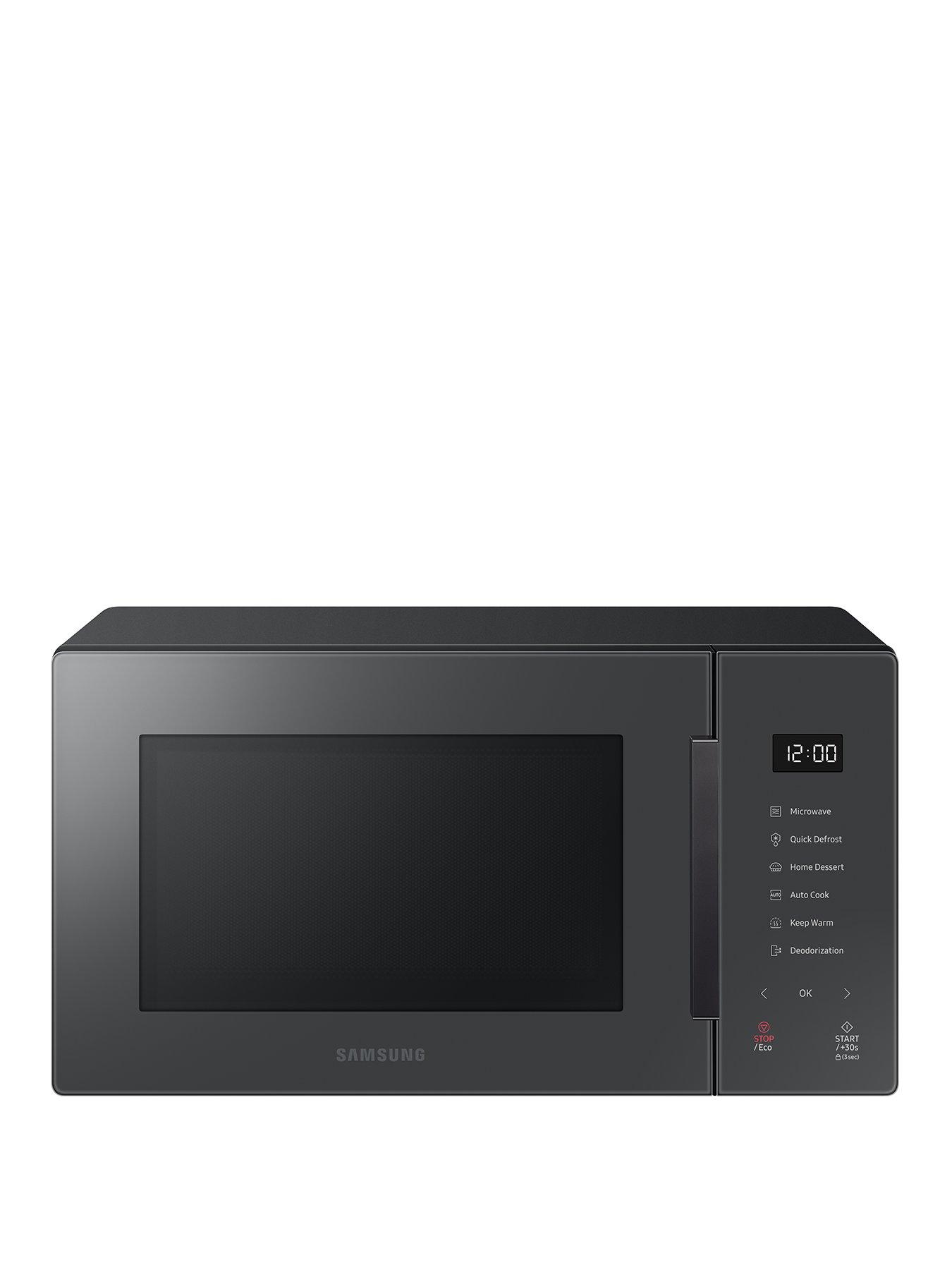 samsung-ms23t5018aceu-23-litre-solo-microwave-with-triple-distribution-system-charcoal