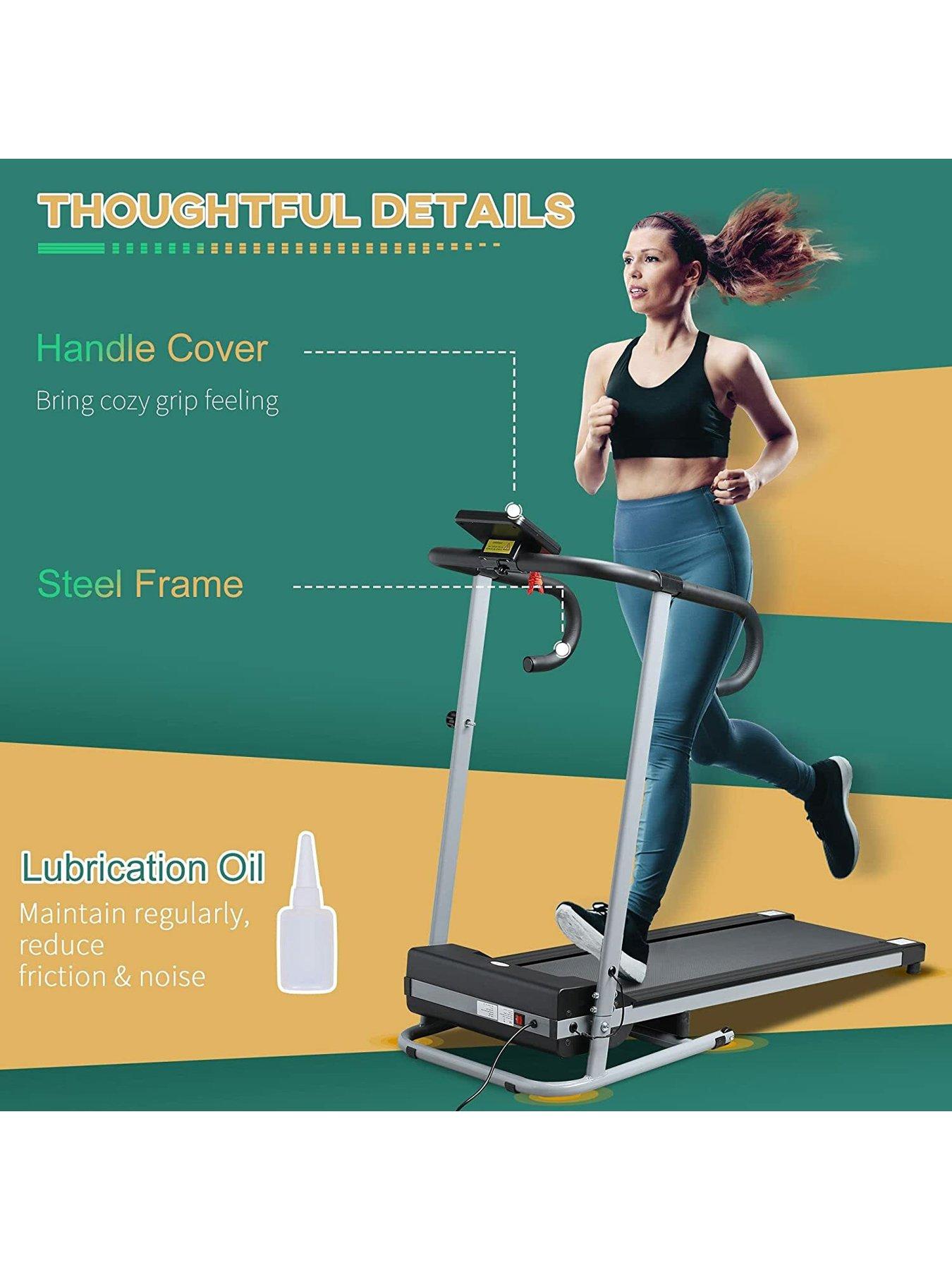 Image 5 of 7 of Homcom Electric Folding Walking Pad 500W 28kg-Black/Grey