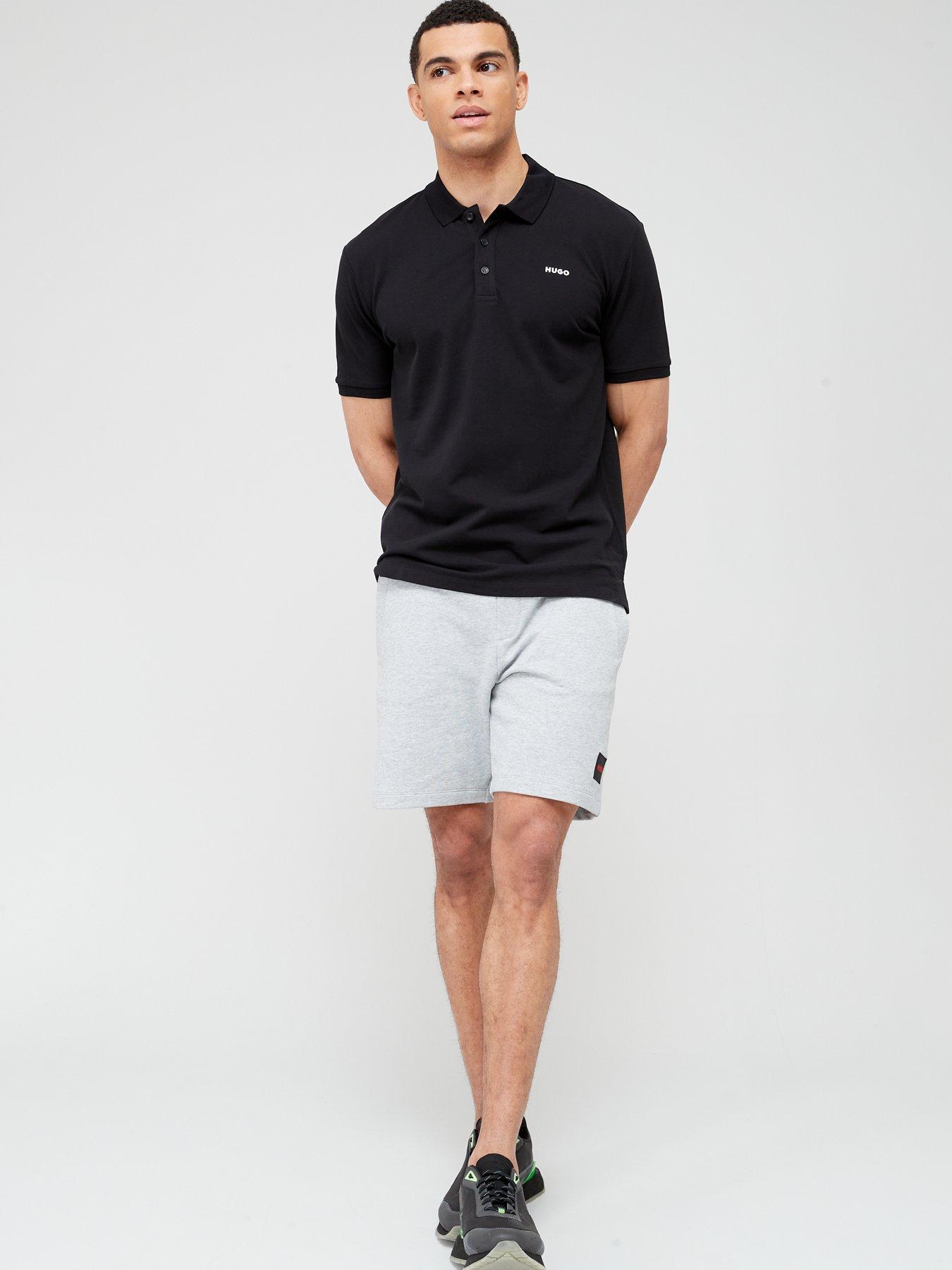 Image 3 of 4 of HUGO Donos222 Regular Fit Short Sleeve Polo Shirt - Black