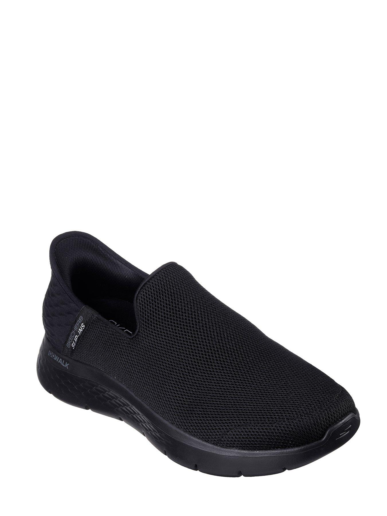 Image 2 of 4 of Skechers Go Walk Flex Slip-in's - Flex Basic Mesh Slip On Trainer - Black