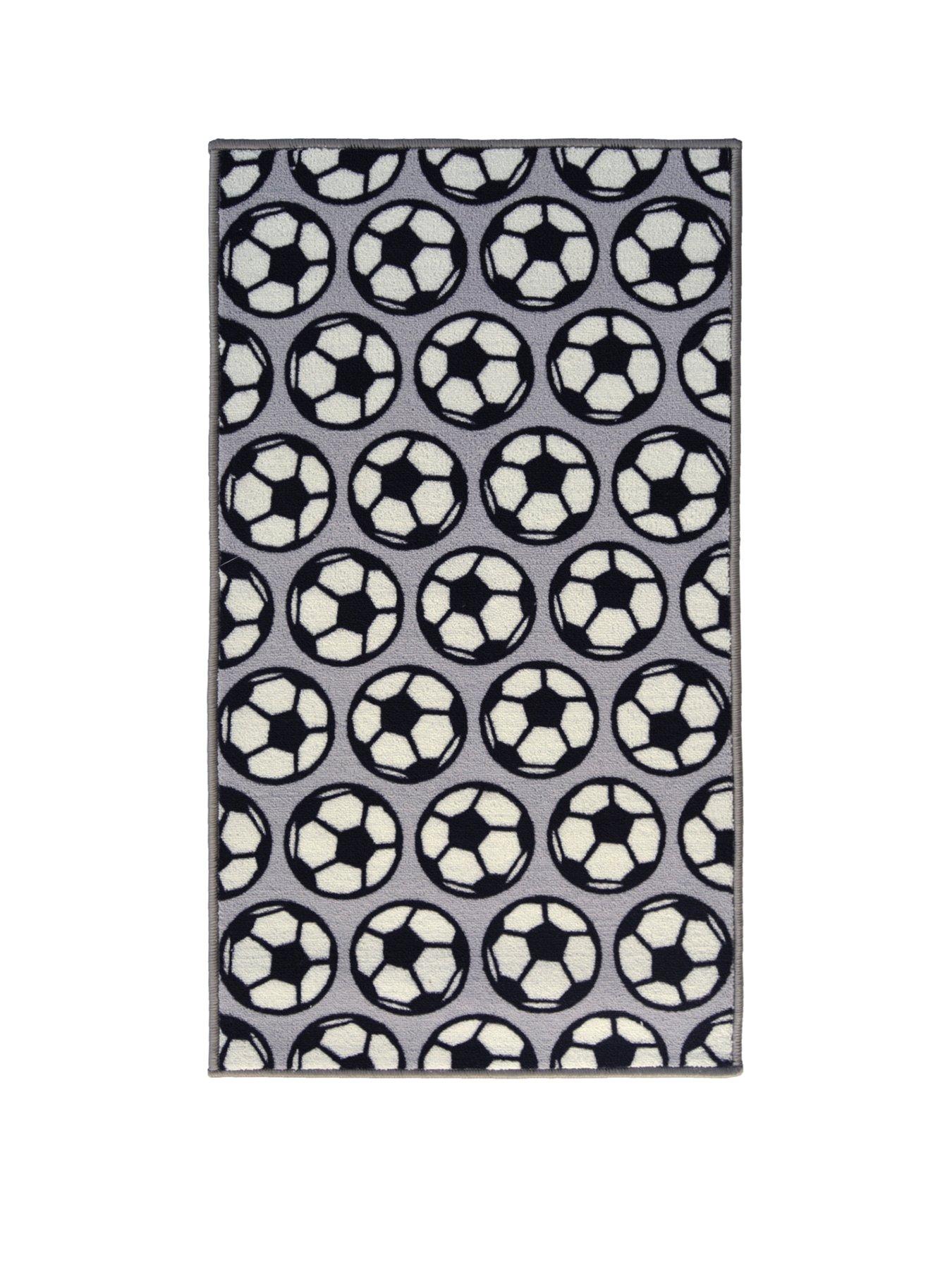 Image 2 of 4 of The Very Collection Football Rug - Grey