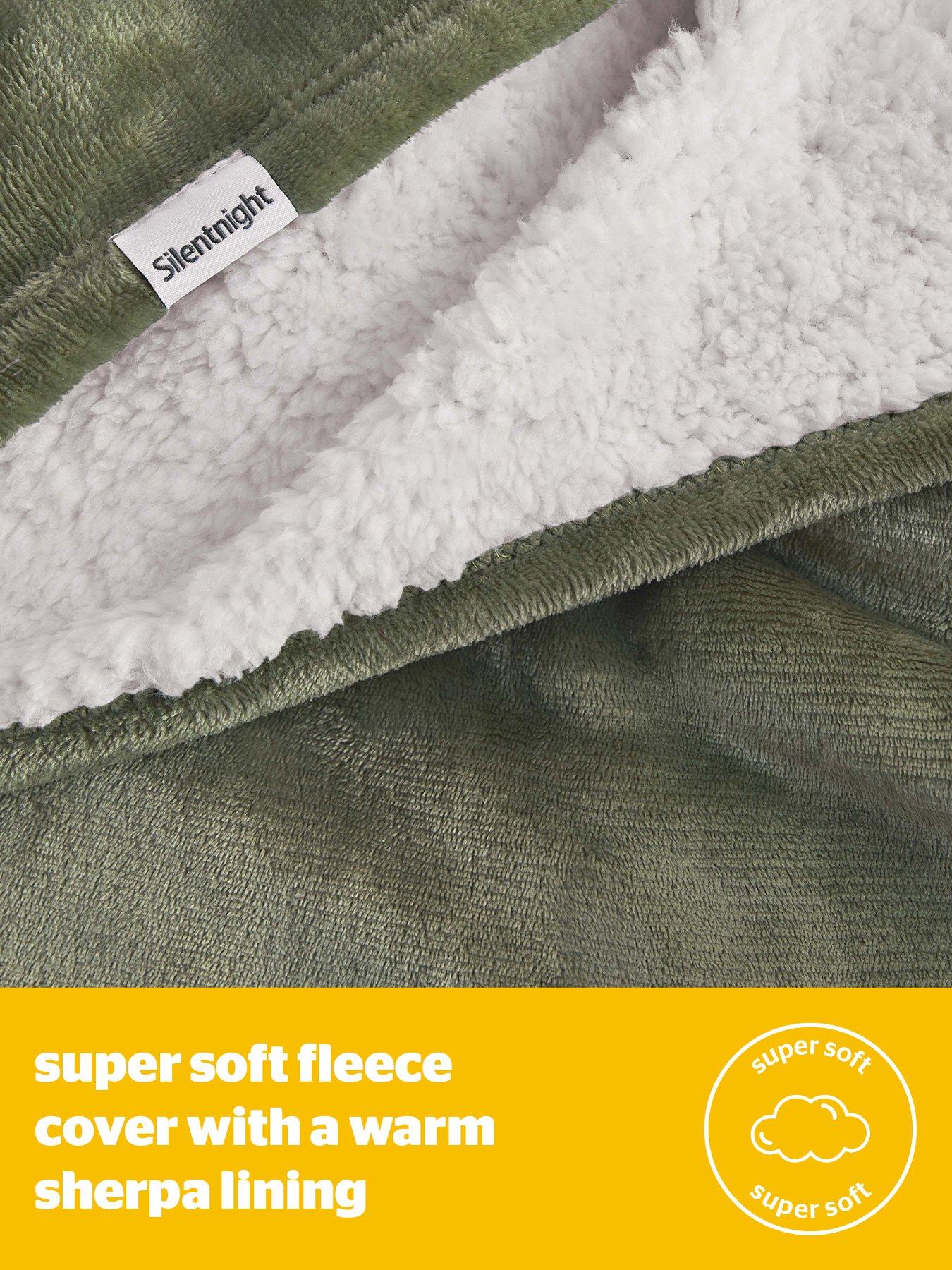Image 4 of 6 of Silentnight Snugsie Supersized Blanket - Green