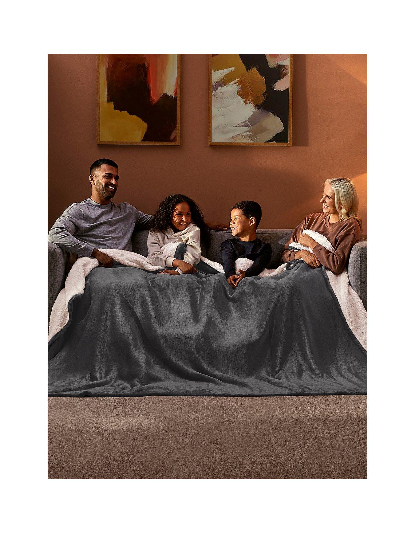 Silentnight Snugsie Supersized Blanket - Grey | Very Ireland