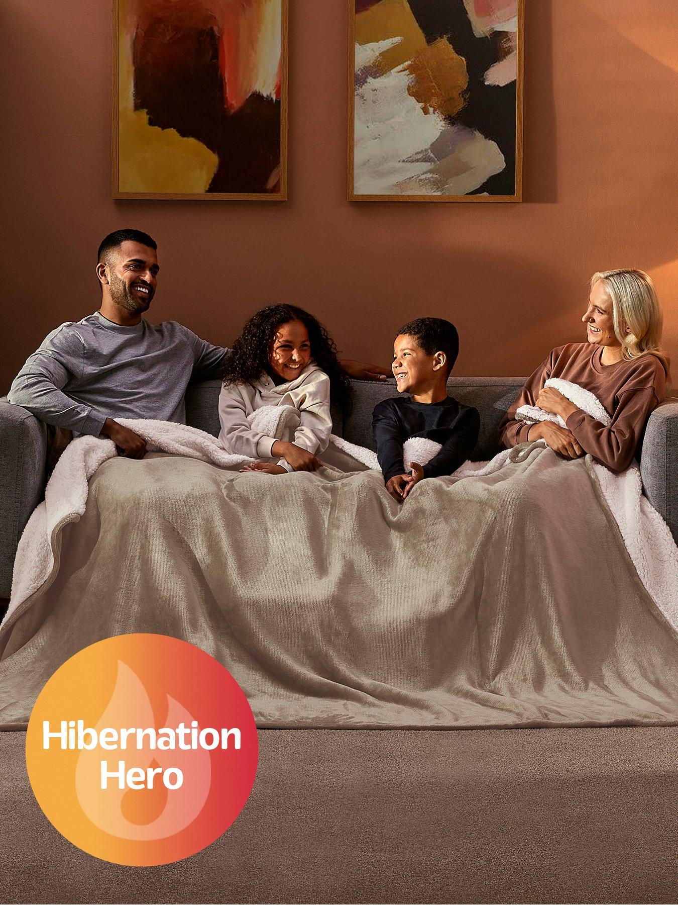 Silentnight Snugsie Supersized Blanket - Stone | Very Ireland