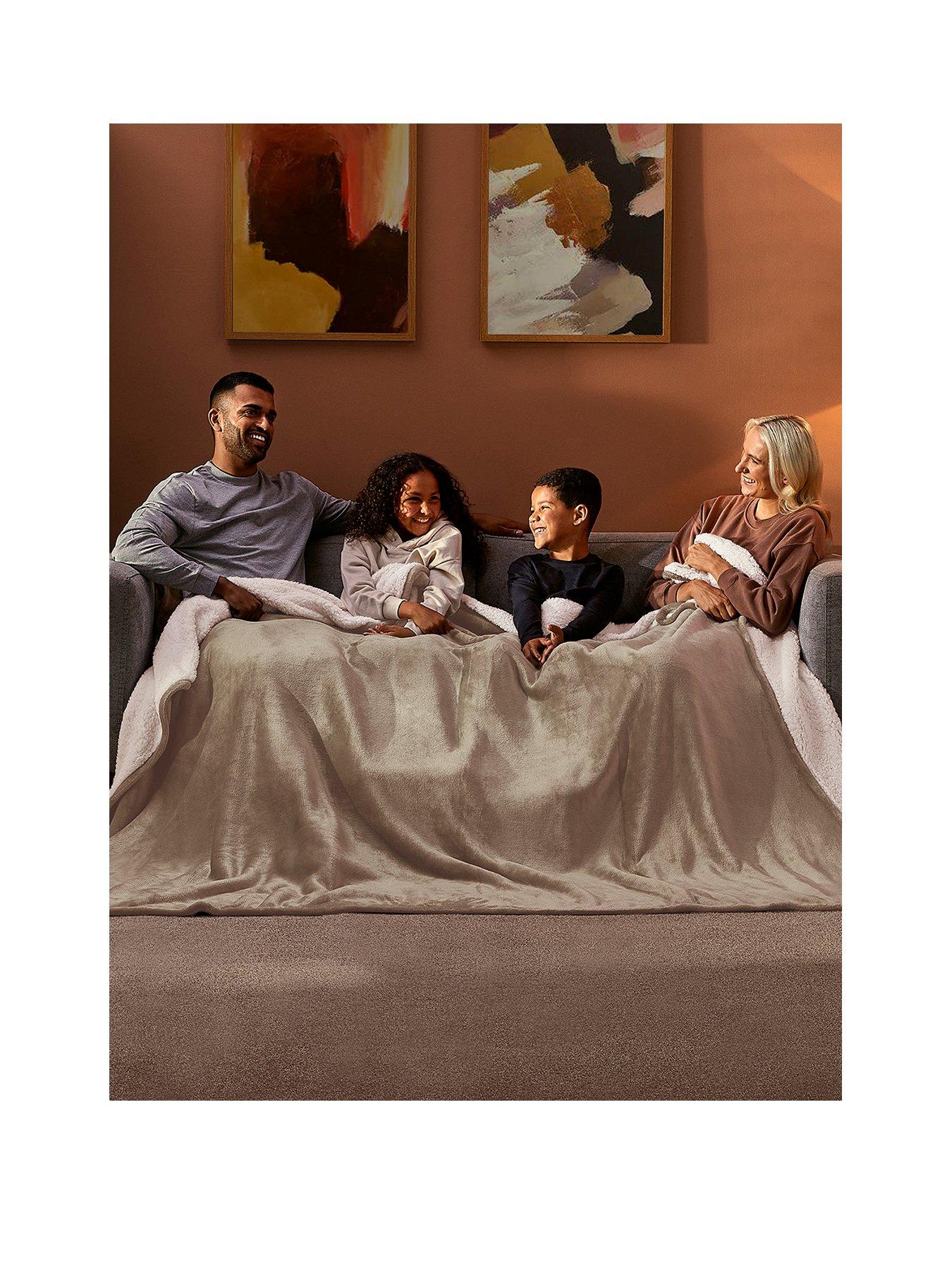 undefined Snugsie Supersized Blanket - Stone