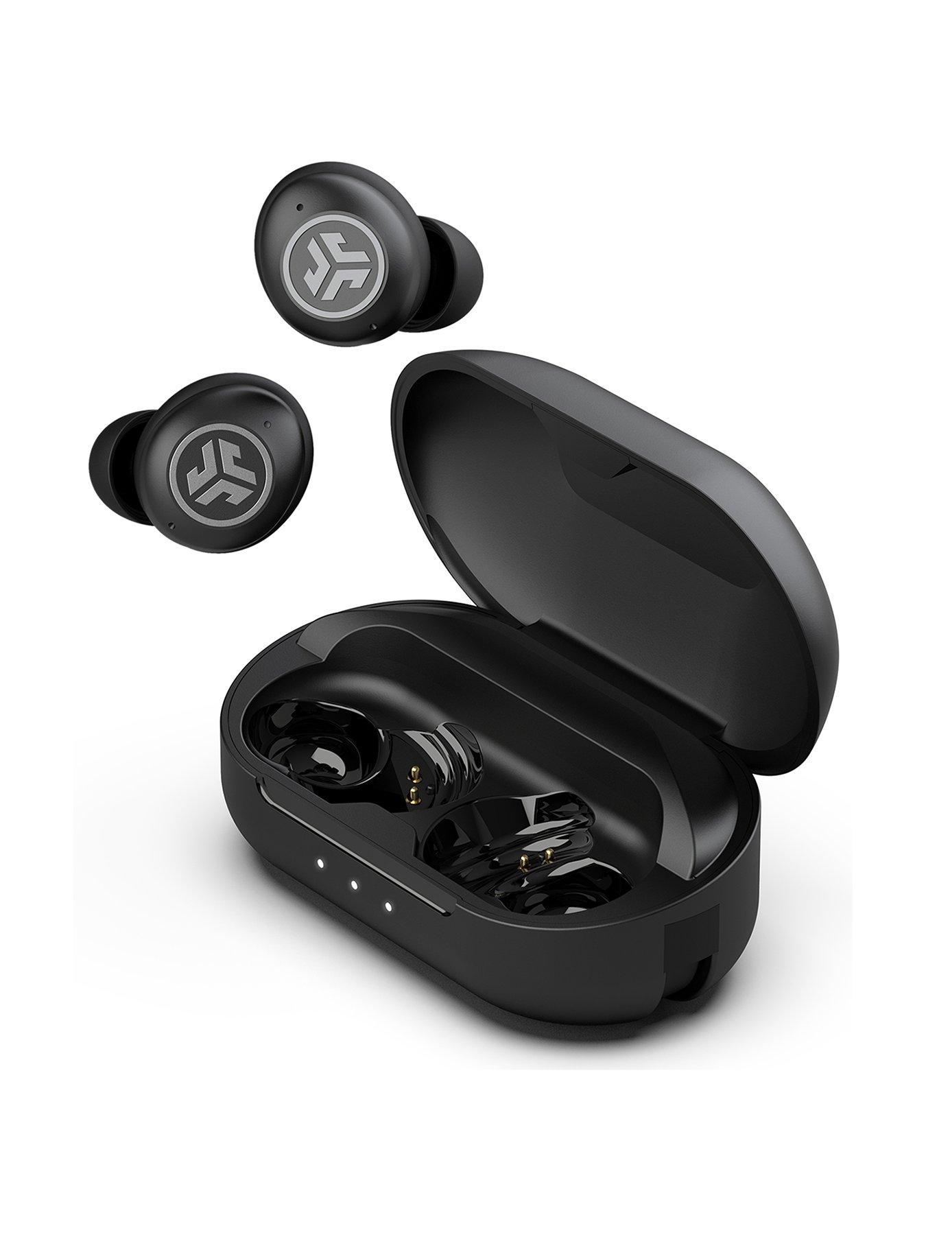  JLab Go Air Pop True Wireless Bluetooth Earbuds + Charging  Case, Rose Red, Dual Connect, IPX4 Sweat Resistance, Bluetooth 5.1  Connection, 3 EQ Sound Settings Signature, Balanced, Bass Boost :  Electronics
