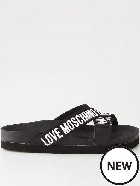 love-moschino-logo-strap-sandal-black
