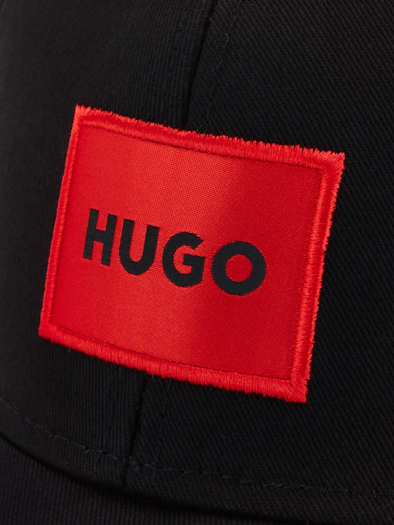 Image 3 of 4 of HUGO Men's X&nbsp;Badge Logo Cap - Black