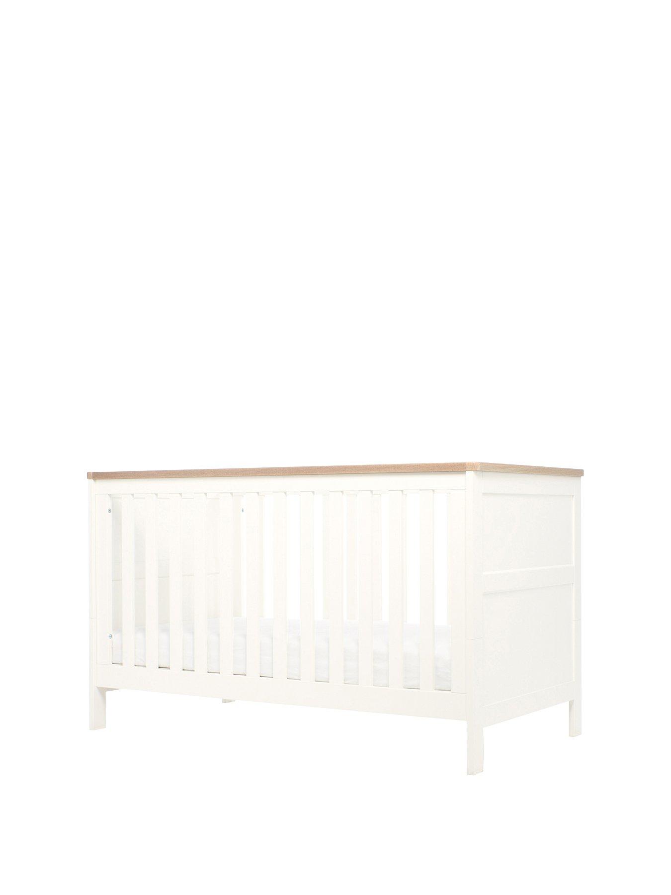 Mamas & Papas Wedmore Cotbed - White/Natural