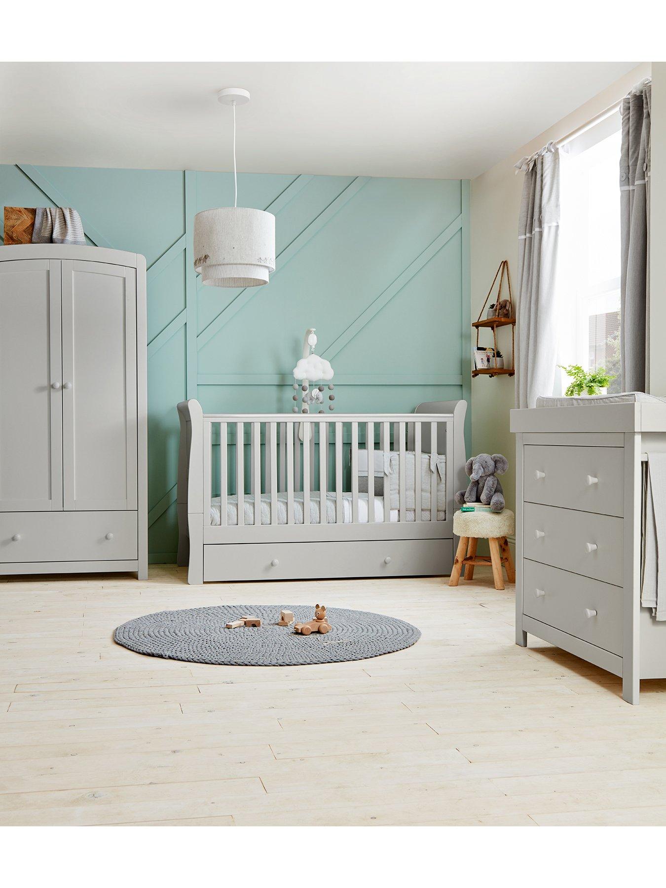 Mamas Papas Mia Cot Bed Range Stone Grey Very Ireland