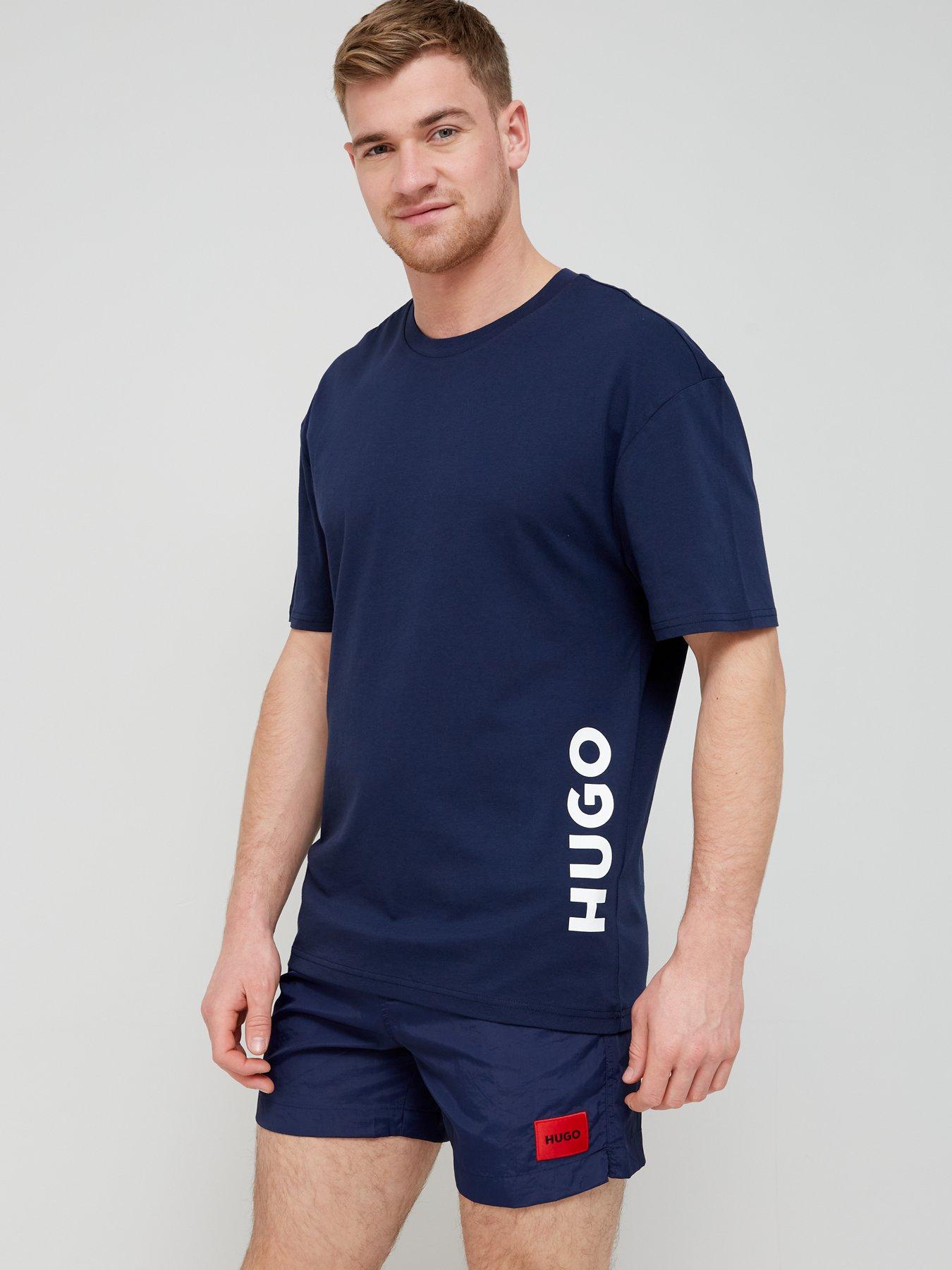 hugo-relaxed-side-logo-t-shirt-dark-blue