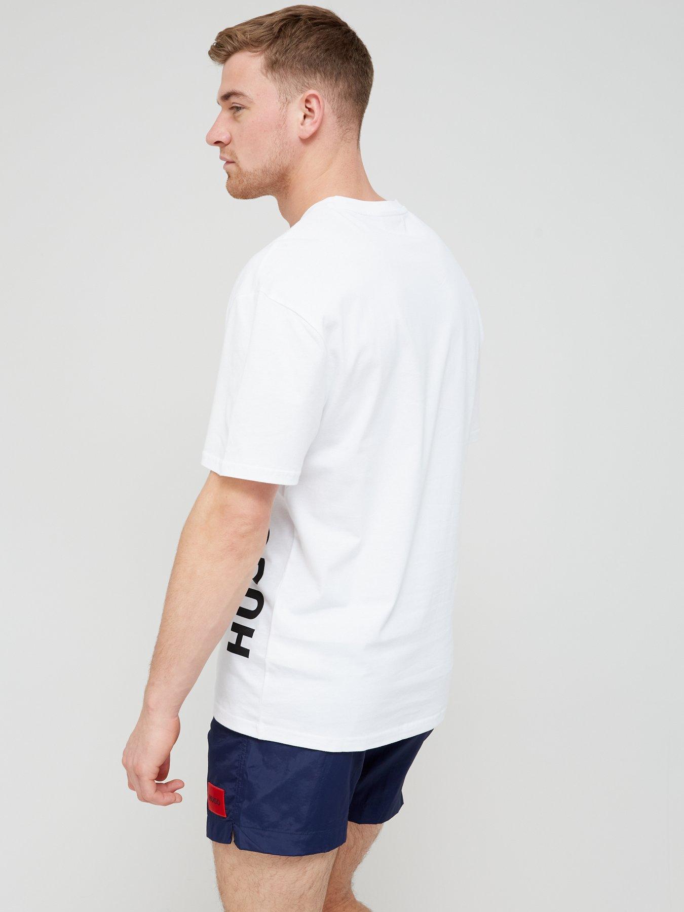 hugo-relaxed-side-logo-t-shirt-whitestillFront