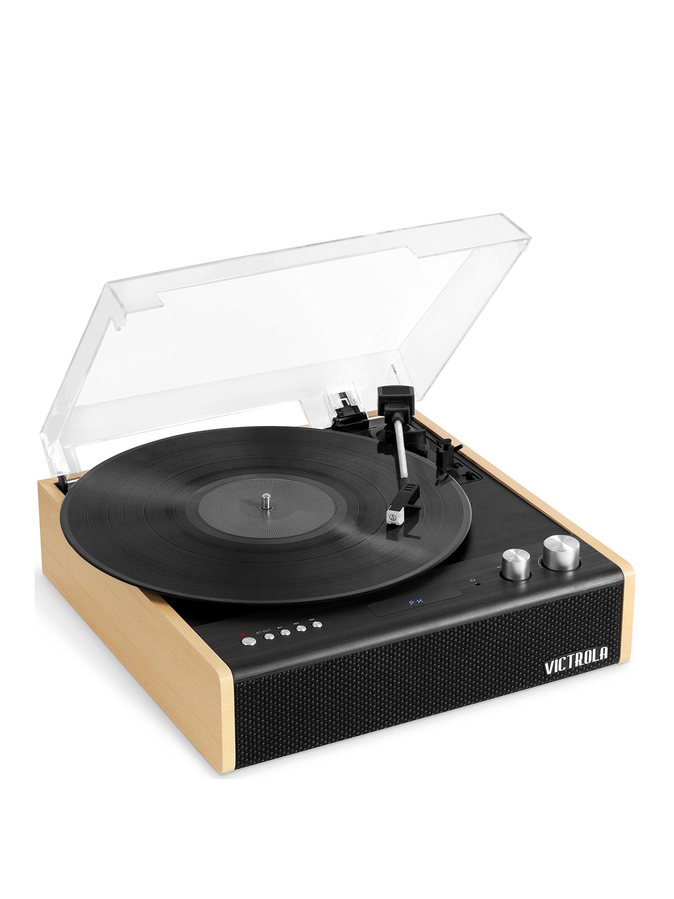 Image 1 of 8 of Victrola Victrola Eastwood Record Player - Dual Bluetooth 5.0 Turntable with Built-in Stereo Speakers and Audio Technica Cartridge