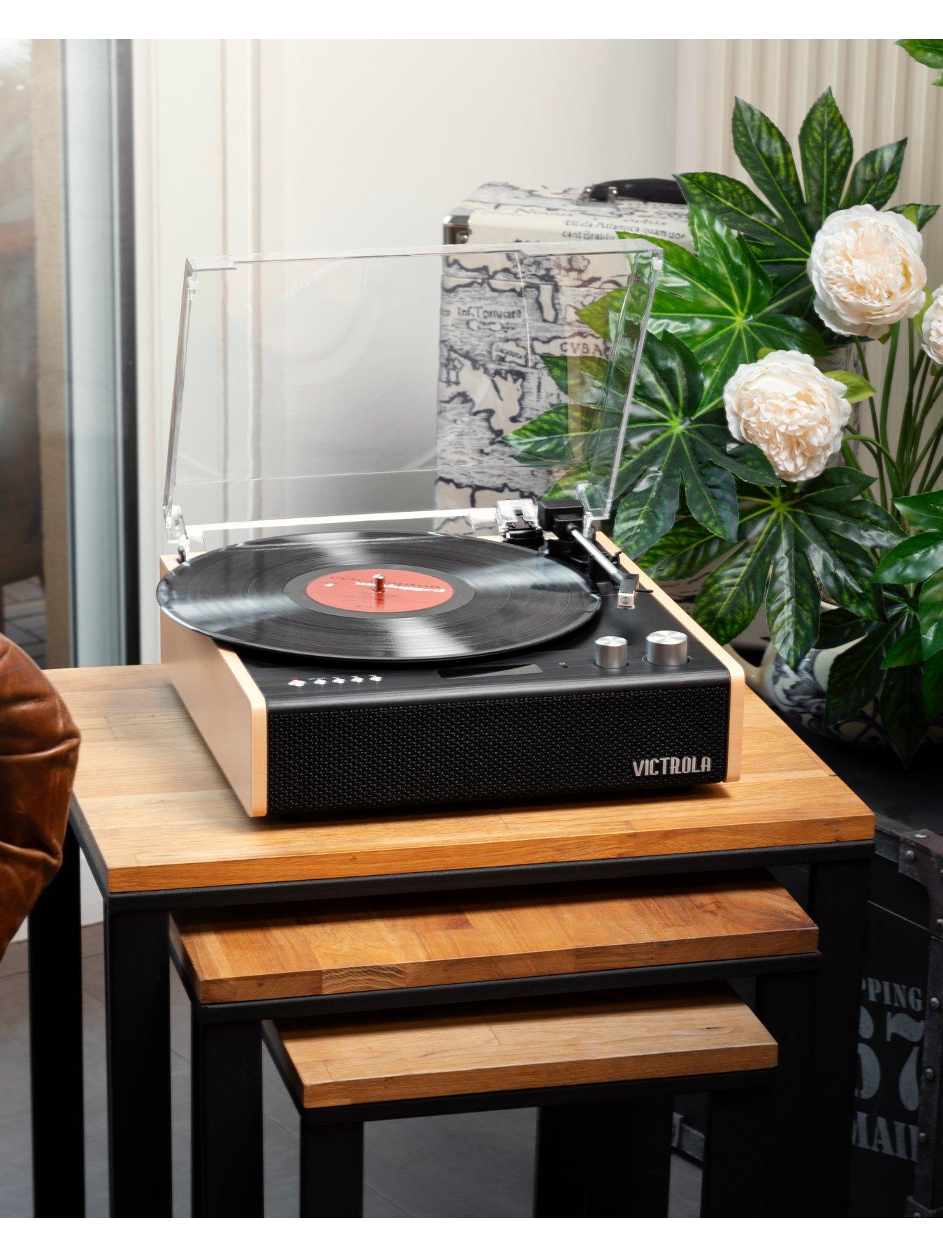 Image 6 of 8 of Victrola Victrola Eastwood Record Player - Dual Bluetooth 5.0 Turntable with Built-in Stereo Speakers and Audio Technica Cartridge