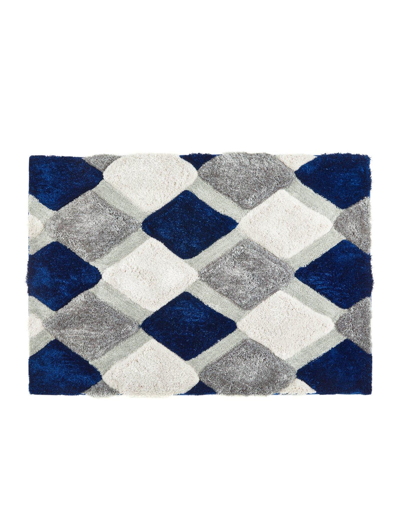 origins-3d-geo-shaggy-navy-rug-in-3-size-optionsstillFront