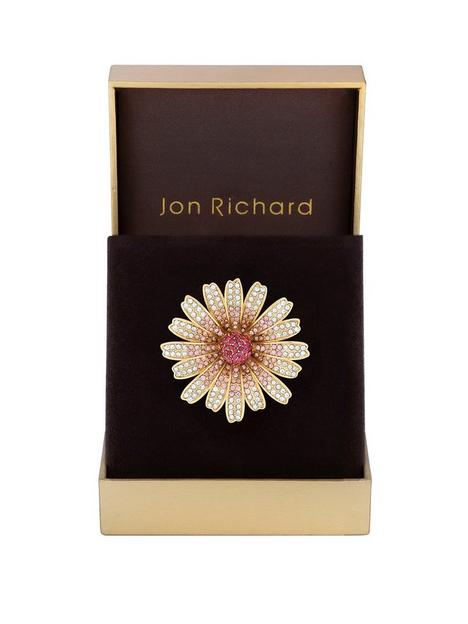 jon-richard-jon-richard-gold-plated-pave-crystal-and-pink-flower-brooch-gift-boxed