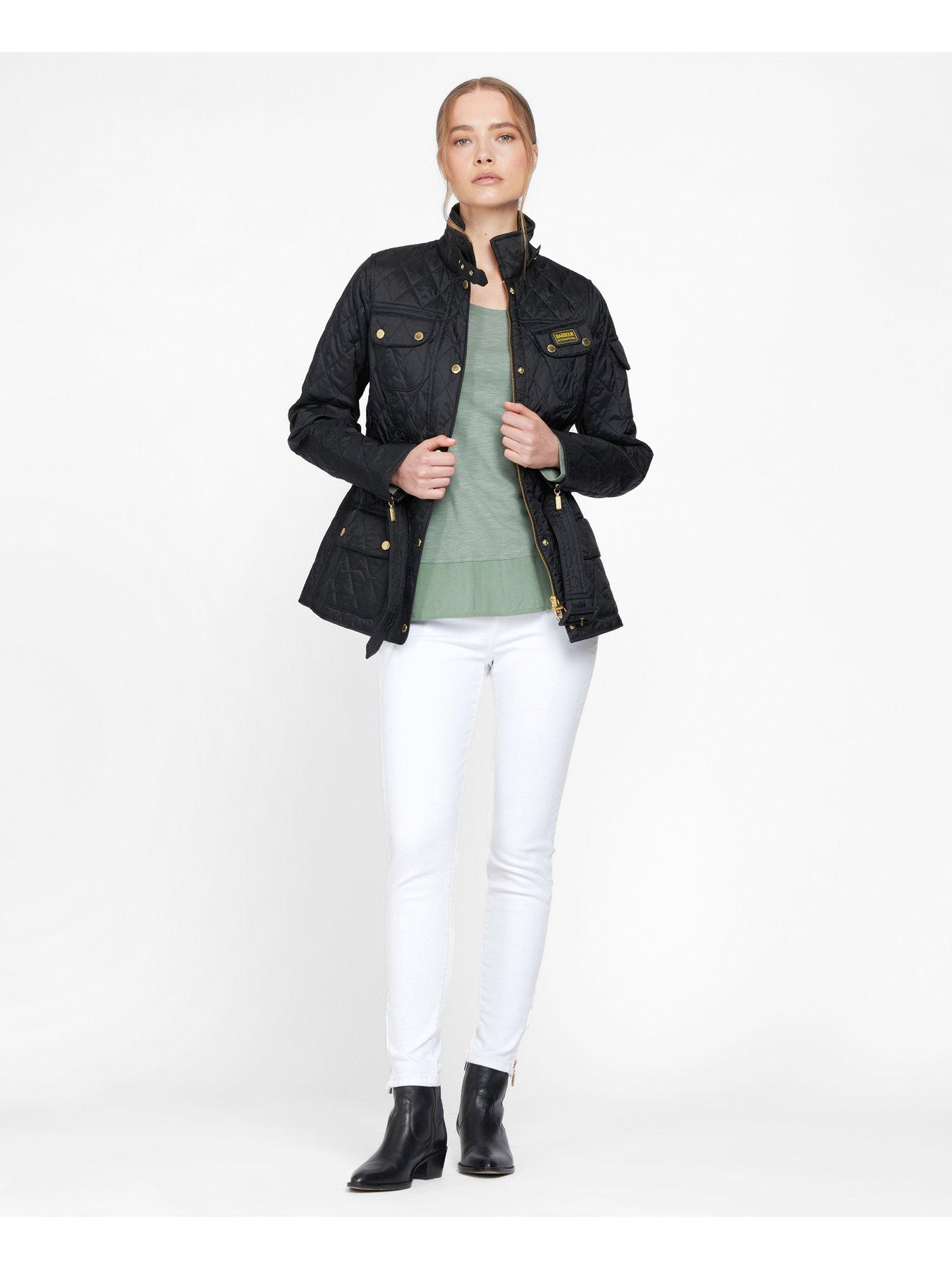 Image 3 of 4 of Barbour International Quilted Jacket - Black