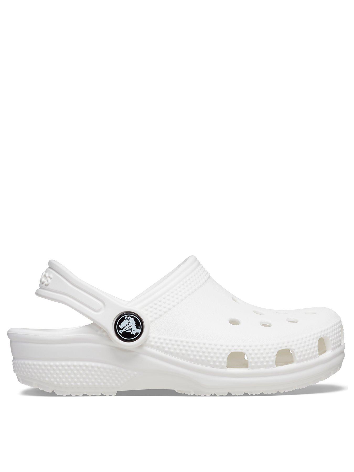 White outlet youth crocs