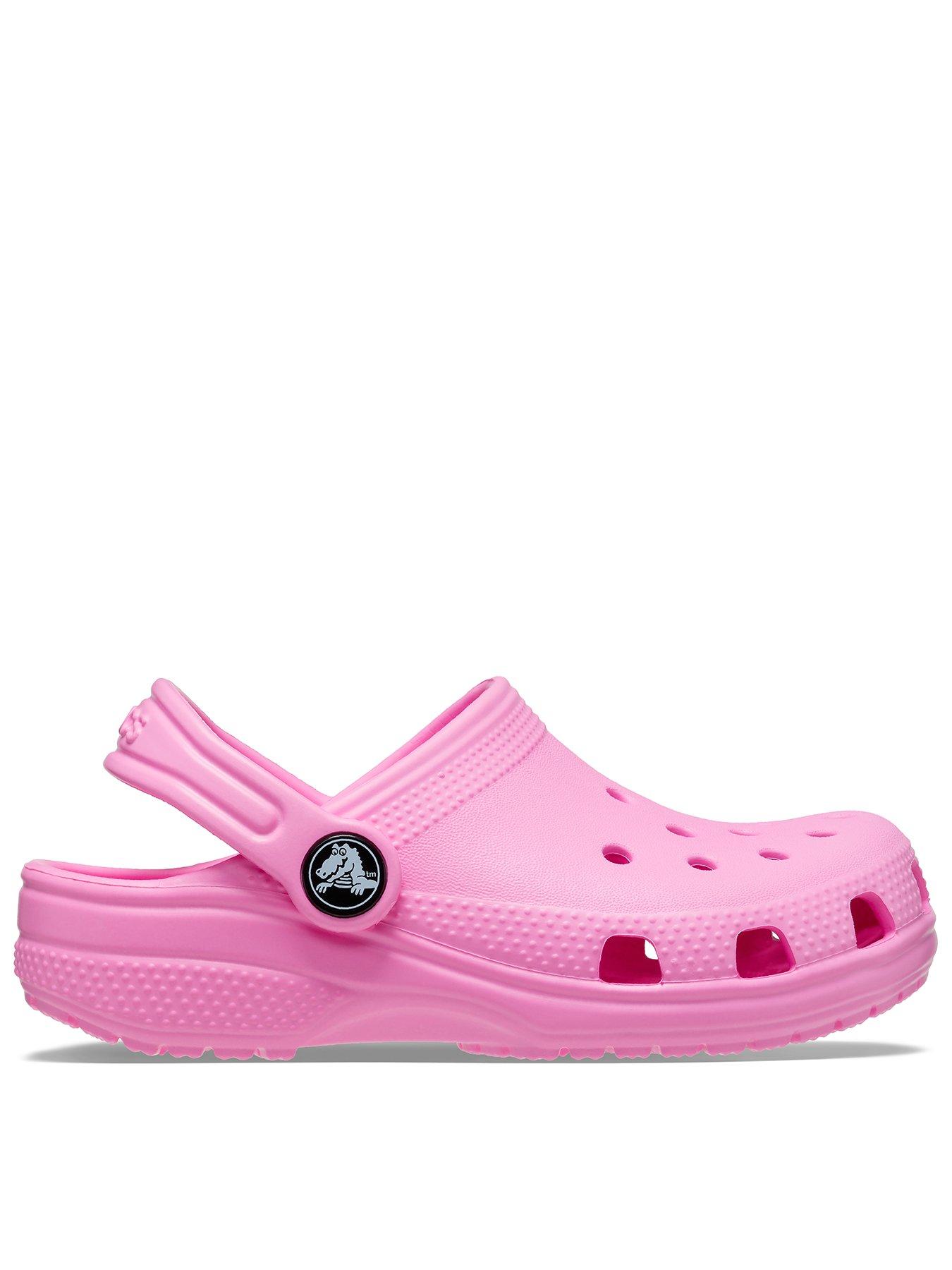 Pink crocs for discount kids