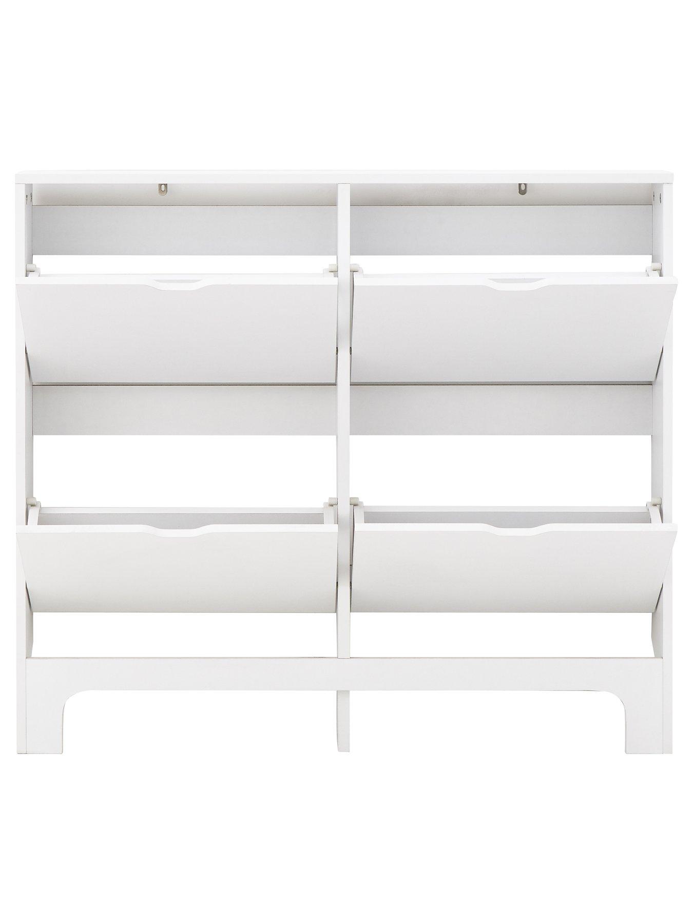 gfw-narrow-4-drawer-shoe-cabinet-whitedetail