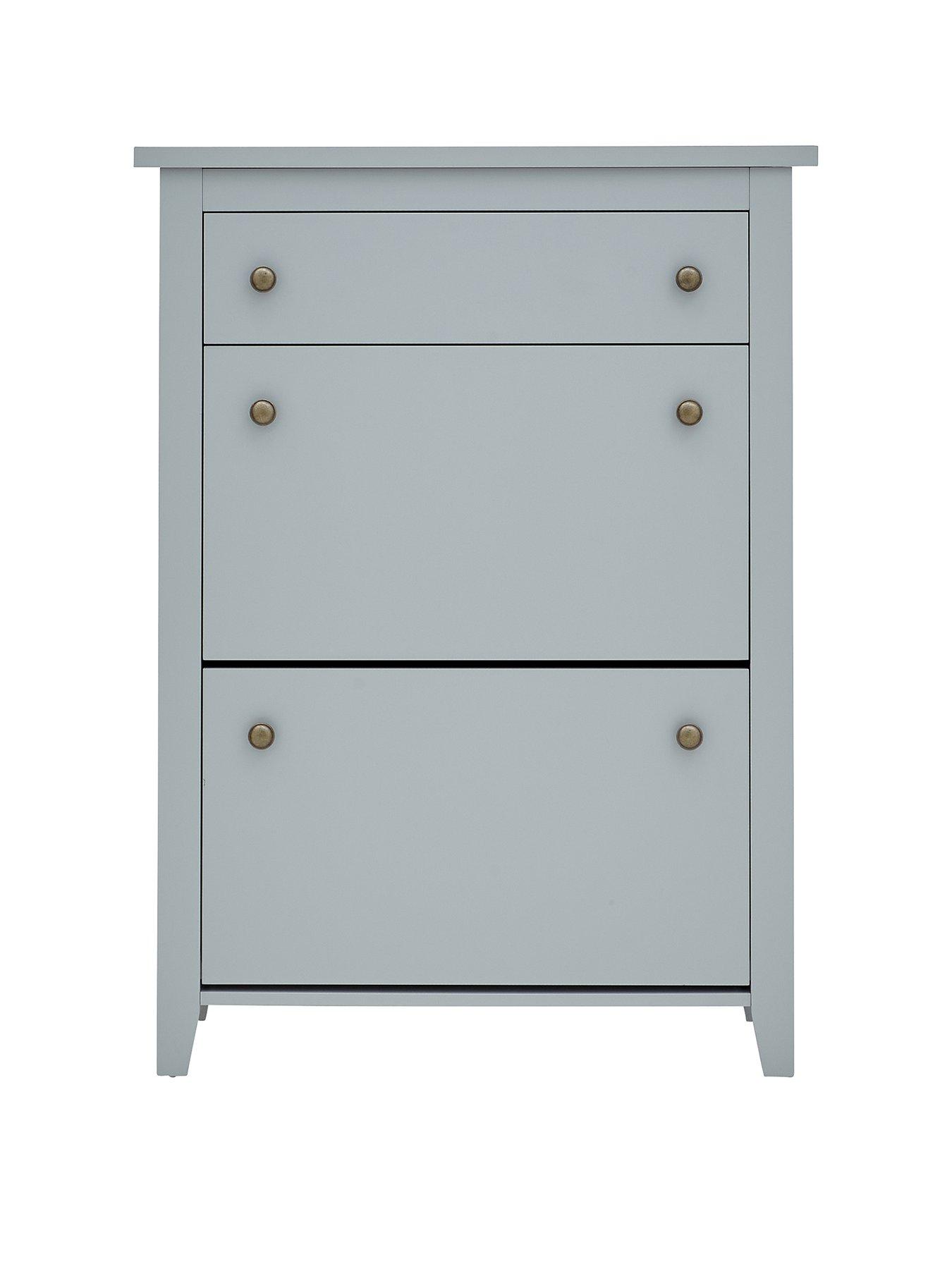 gfw-deluxe-2-tier-shoe-cabinet-greystillFront