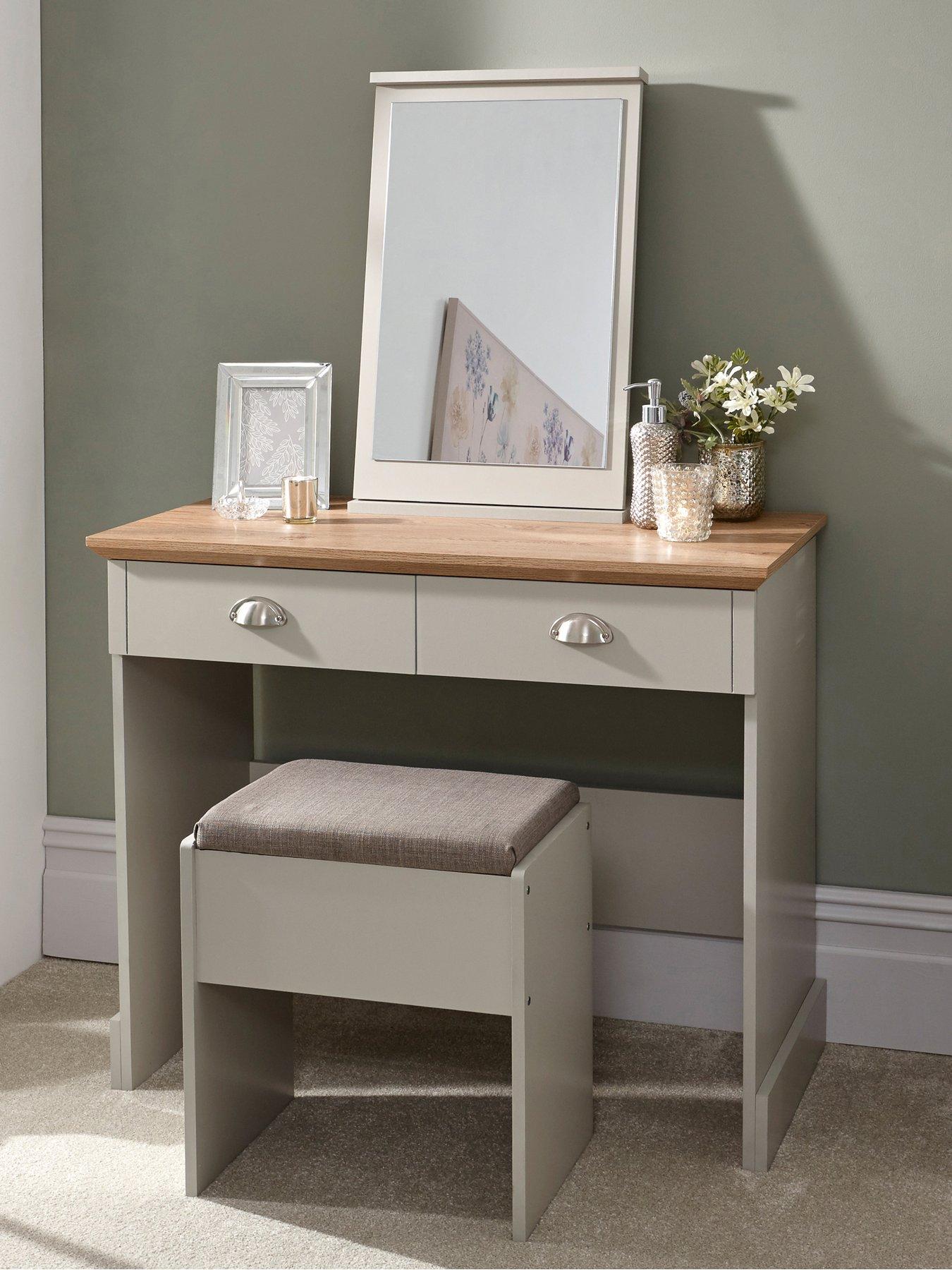 Image 1 of 6 of GFW Kendal Dressing Table,&nbsp;Stool and Mirror Set