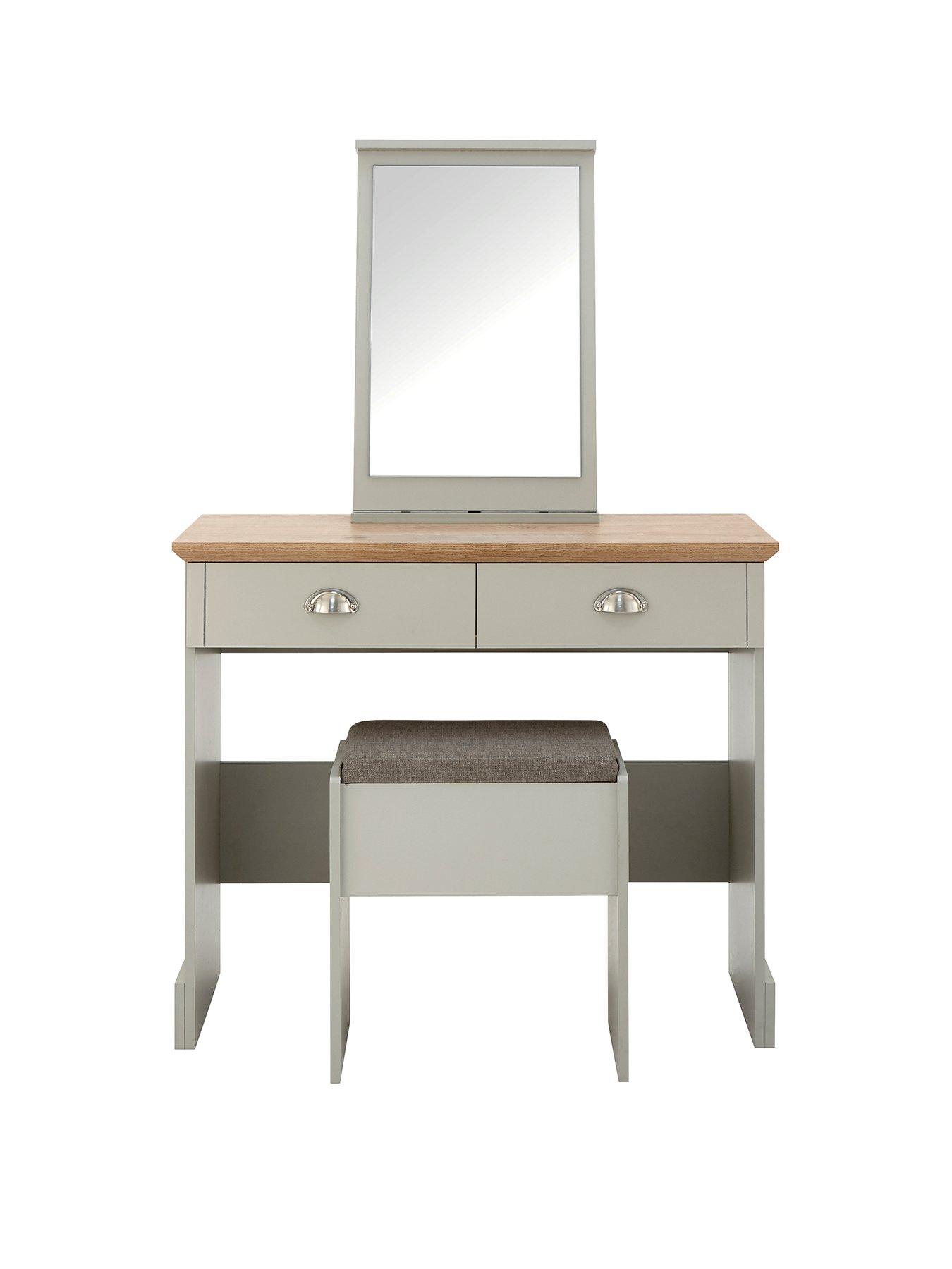 Image 2 of 6 of GFW Kendal Dressing Table,&nbsp;Stool and Mirror Set