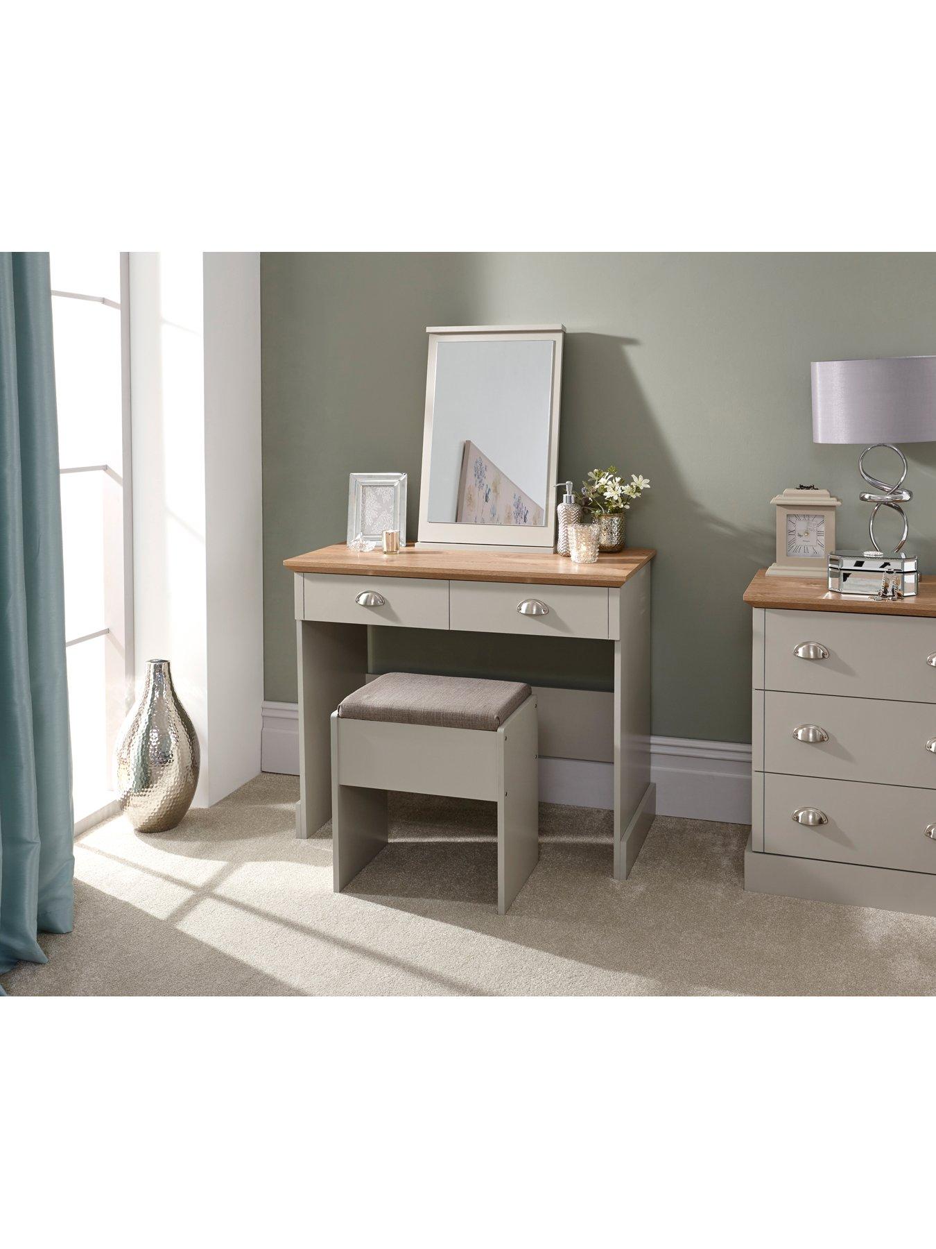 Image 6 of 6 of GFW Kendal Dressing Table,&nbsp;Stool and Mirror Set