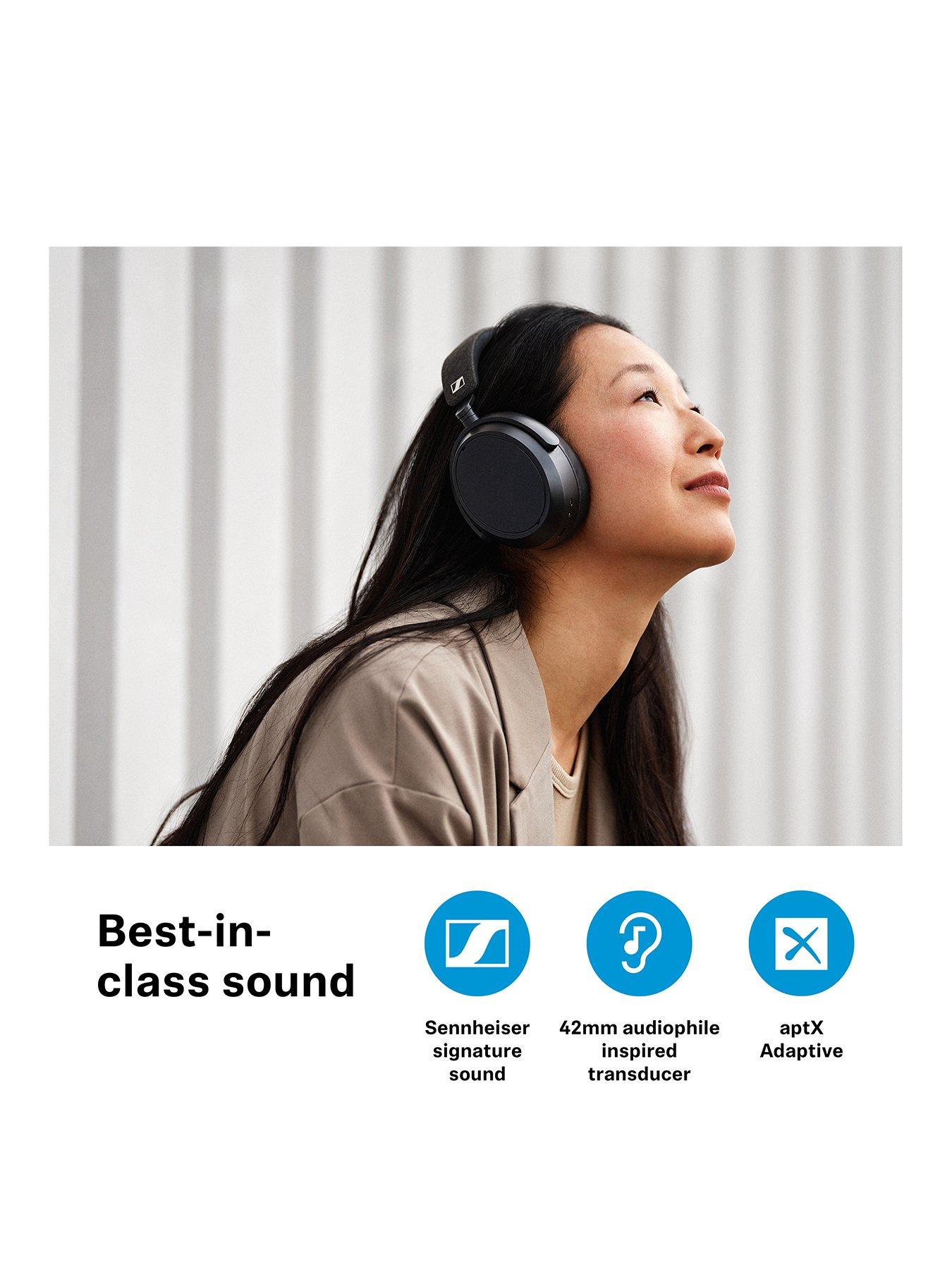 Image 3 of 7 of Sennheiser Sennheiser MOMENTUM 4 Wireless Headphones -&nbsp;Black