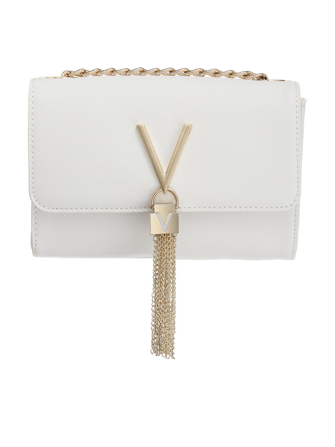 Valentino Bags Valentino Divina Sa With Gold Satchel -white