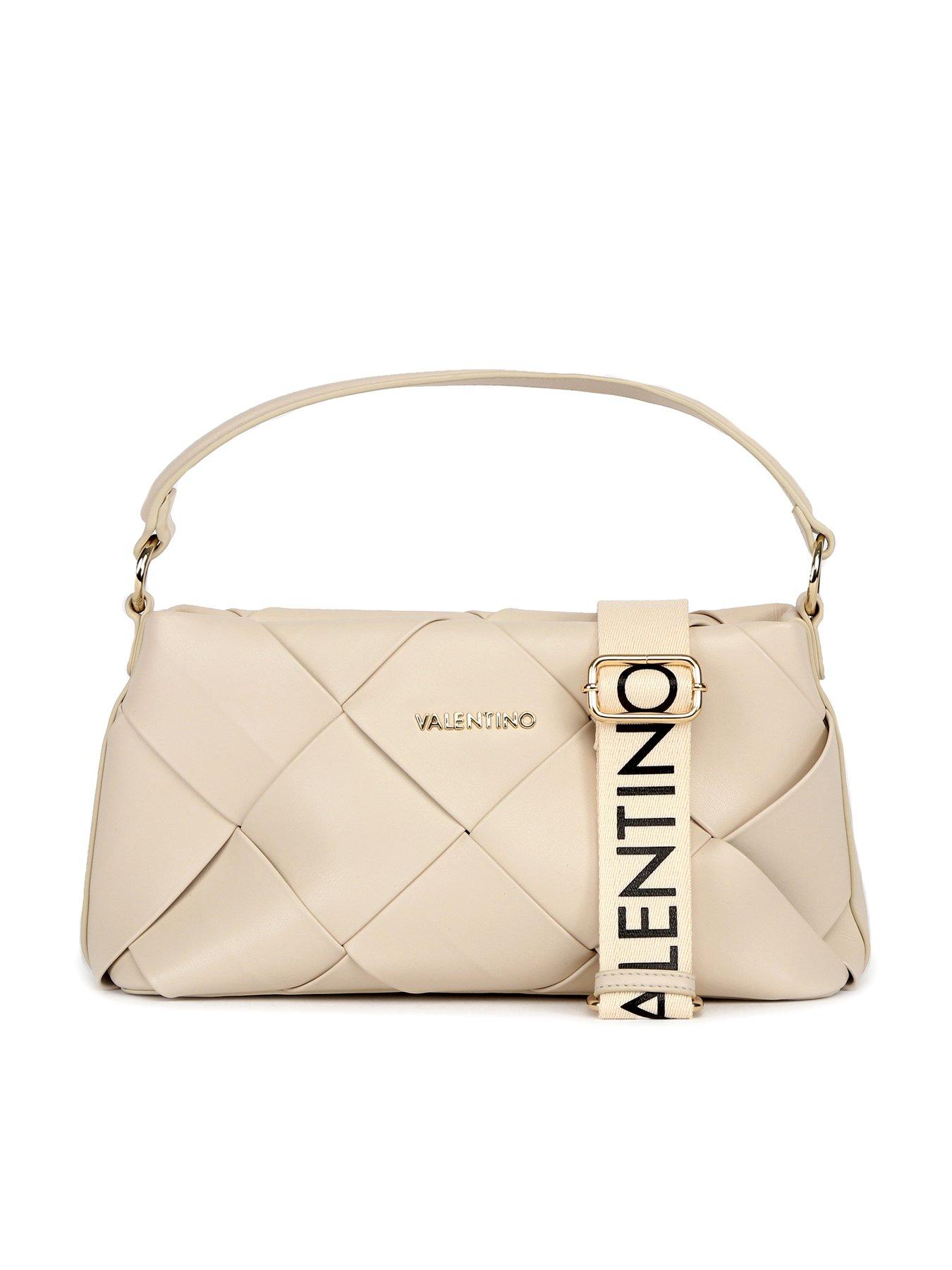 White quilted valentino online bag