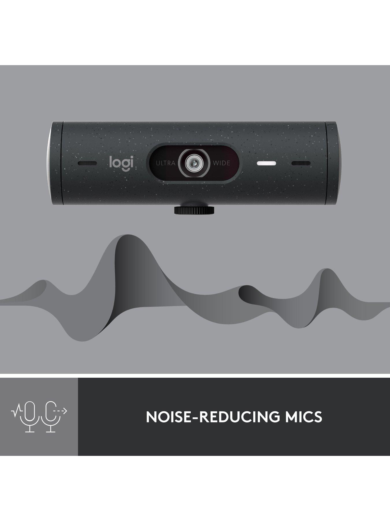 Image 4 of 7 of Logitech Brio 500 Full HD Webcam, USB-C Cable, Works with Teams, Google Meet, Zoom
