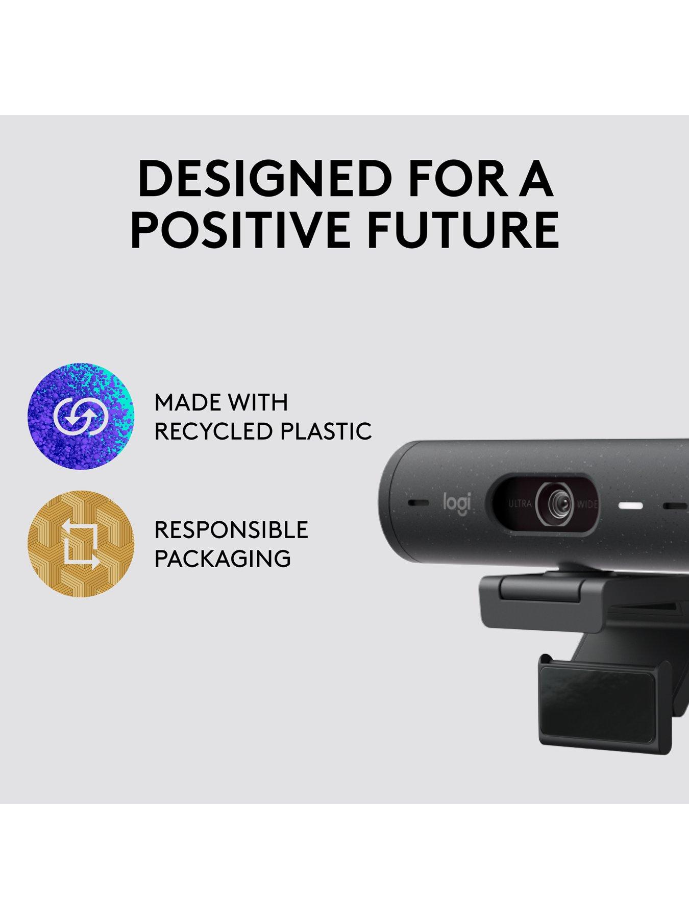 Image 5 of 7 of Logitech Brio 500 Full HD Webcam, USB-C Cable, Works with Teams, Google Meet, Zoom