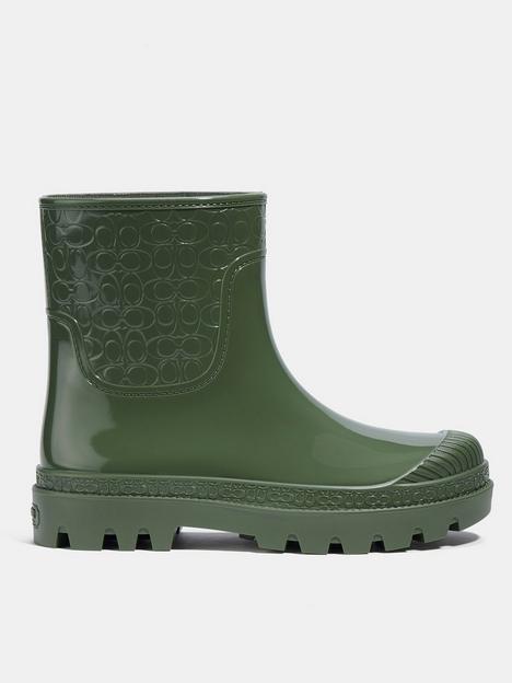 coach-millie-rain-bootie-army-green