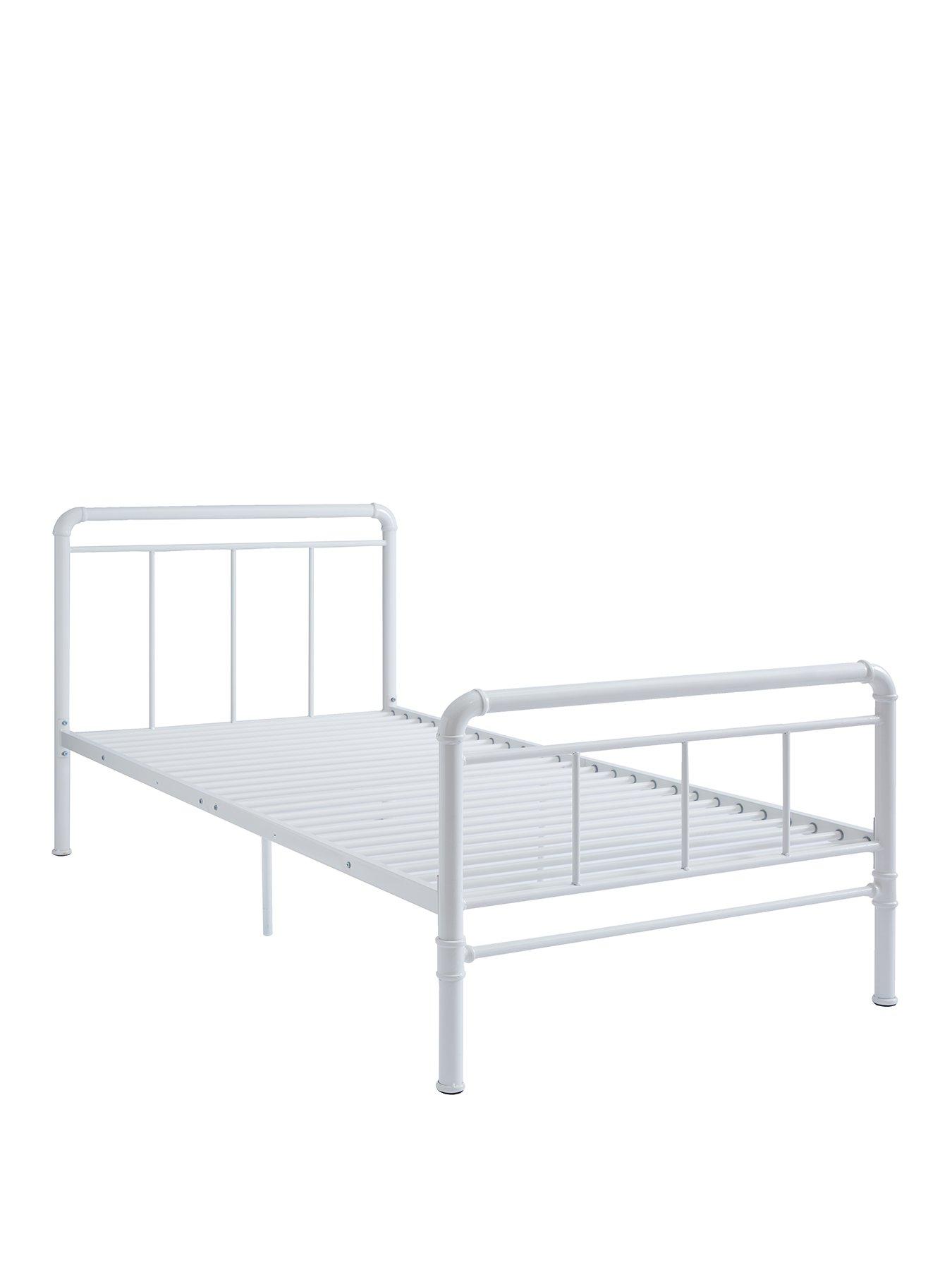 Image 2 of 6 of The Very Collection Freddie Children's Metal Single Bed Frame with Mattress Options (Buy &amp; SAVE!) - White