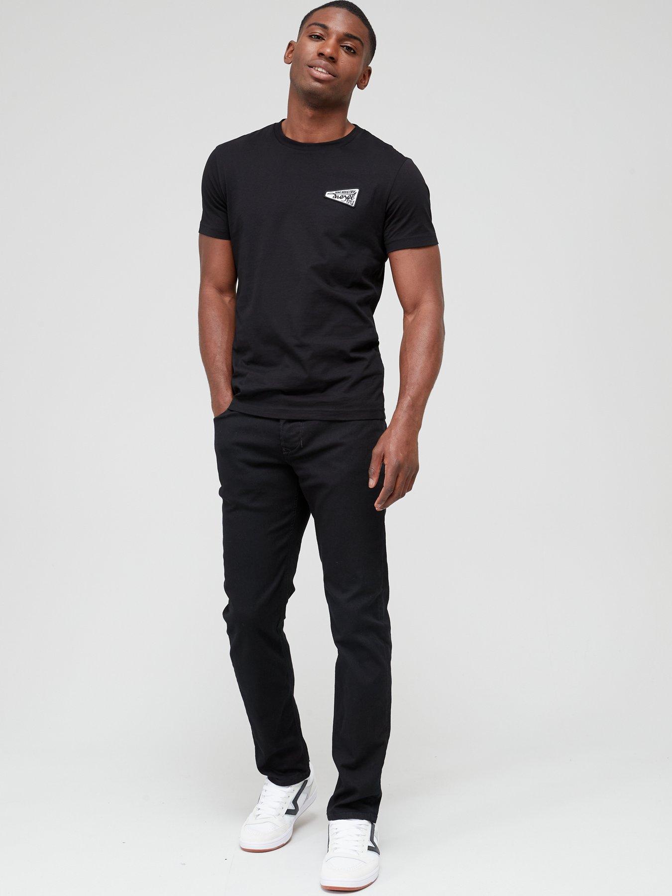 Image 3 of 4 of Diesel 1986 Larkee-Beex Tapered Fit Jeans - Black