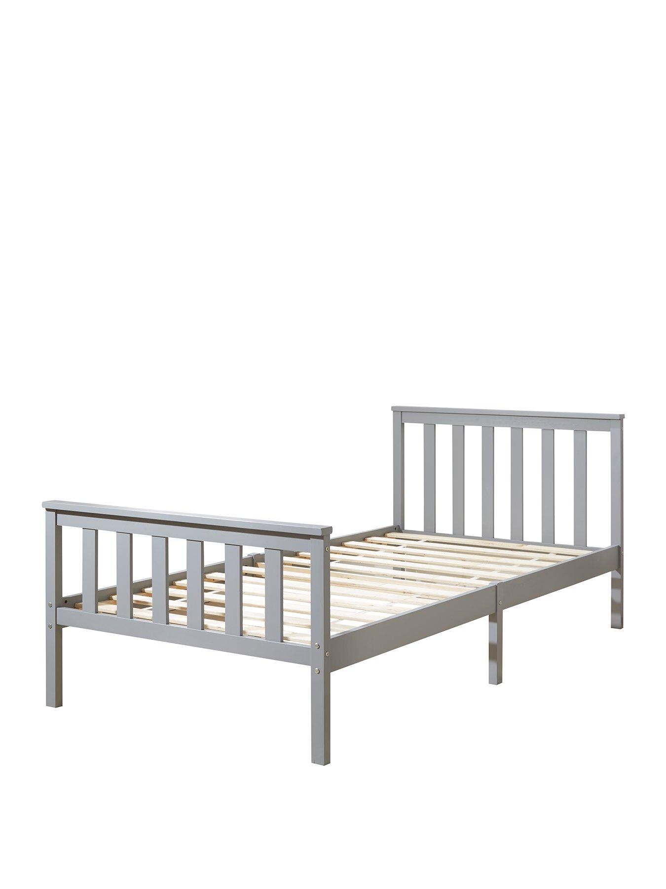 clayton-wooden-bed-frame-with-mattress-options-buy-amp-save-greystillFront