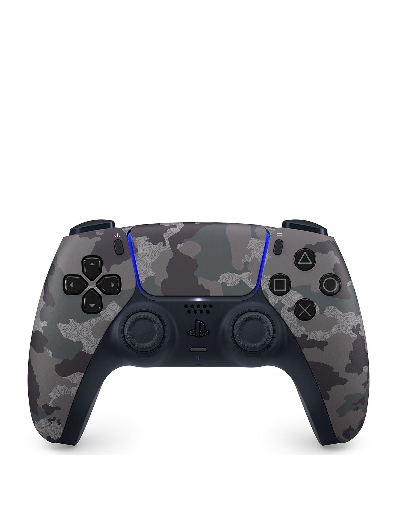 Image 1 of 6 of PlayStation 5 DualSense Wireless Controller - Grey&nbsp;Camouflage