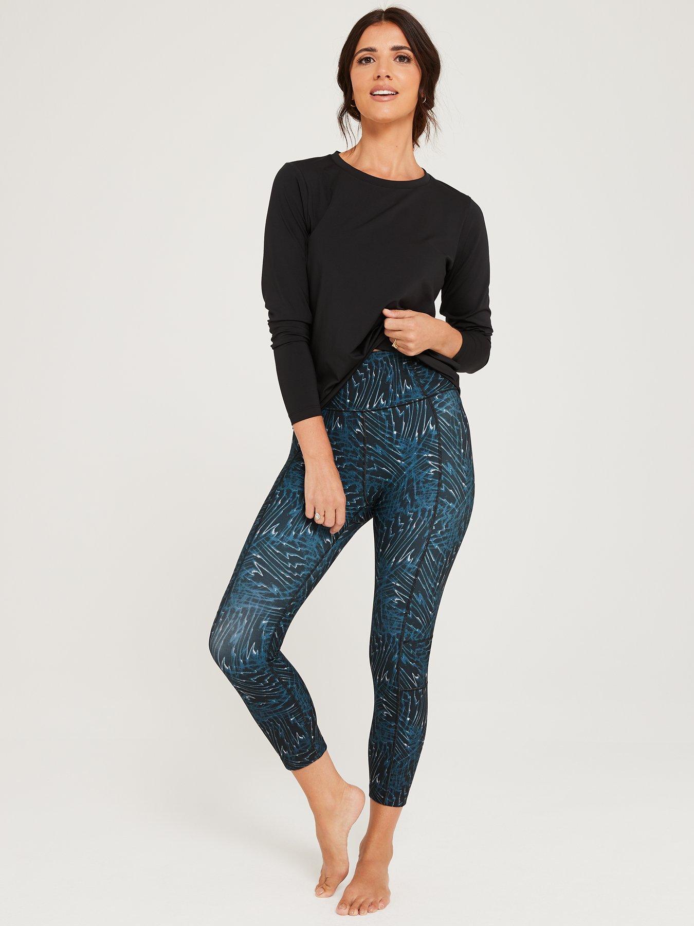 Lucy Mecklenburgh Lucy Mecklenburgh x V by Very Yoga Leggings With Print -  Multi