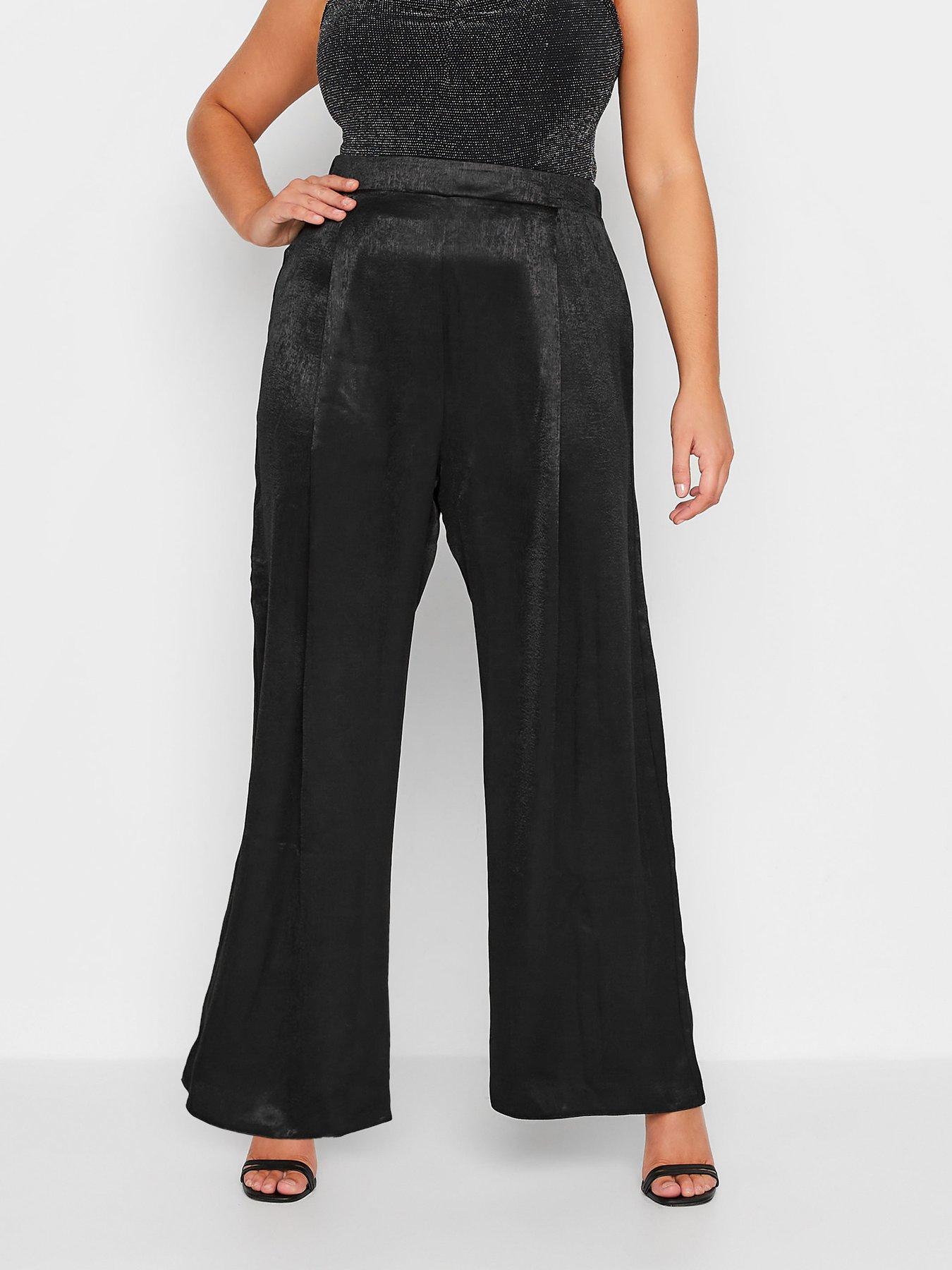 yours-yours-satin-wide-leg-trouser-black