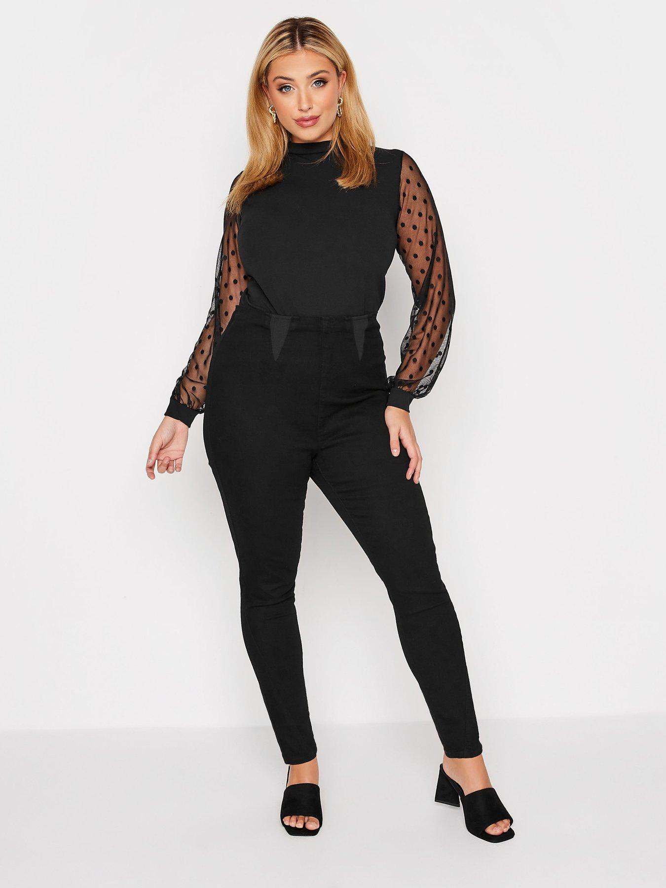 yours-yours-side-split-elastic-insert-jegging-blackback