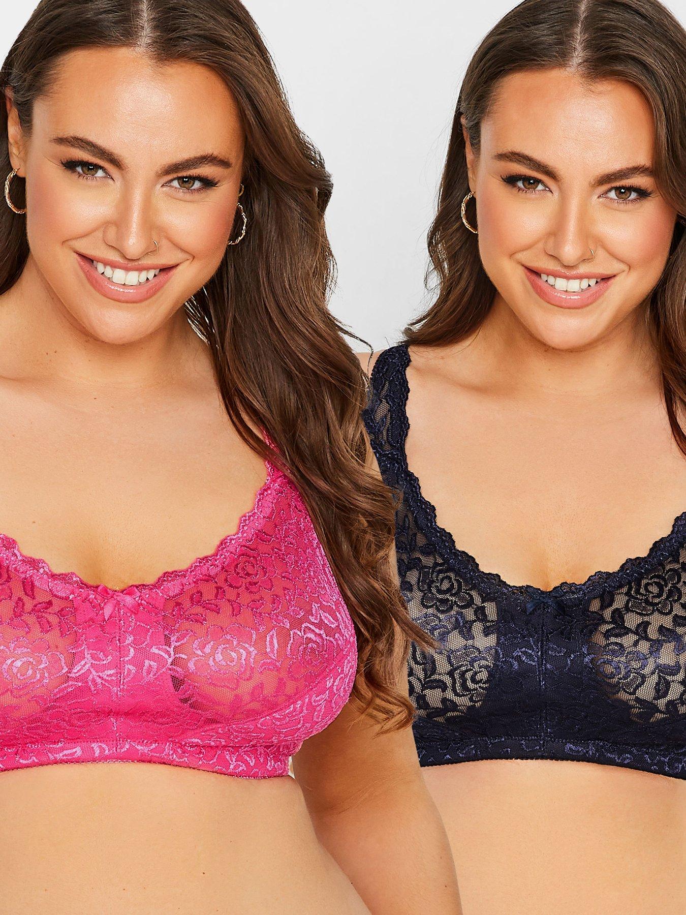 yours-2-pack-hi-shine-lace-non-wired-bra