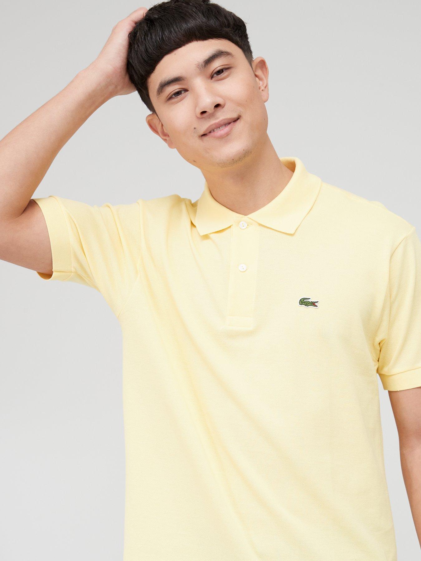 lacoste-classic-l1212-pique-polo-shirt-yellowoutfit