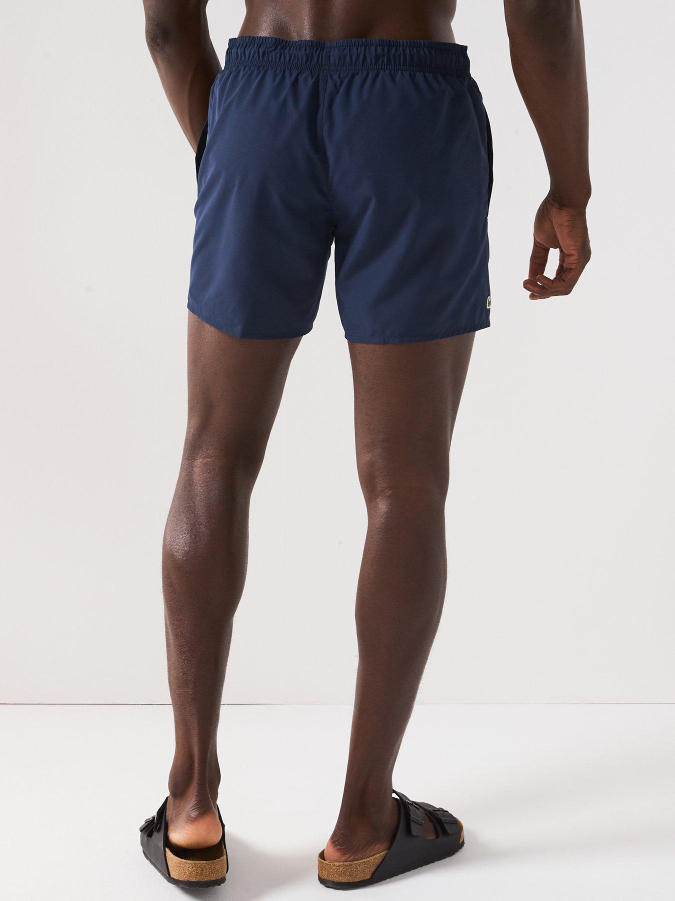Image 2 of 5 of Lacoste Essentials Swim Shorts - Navy