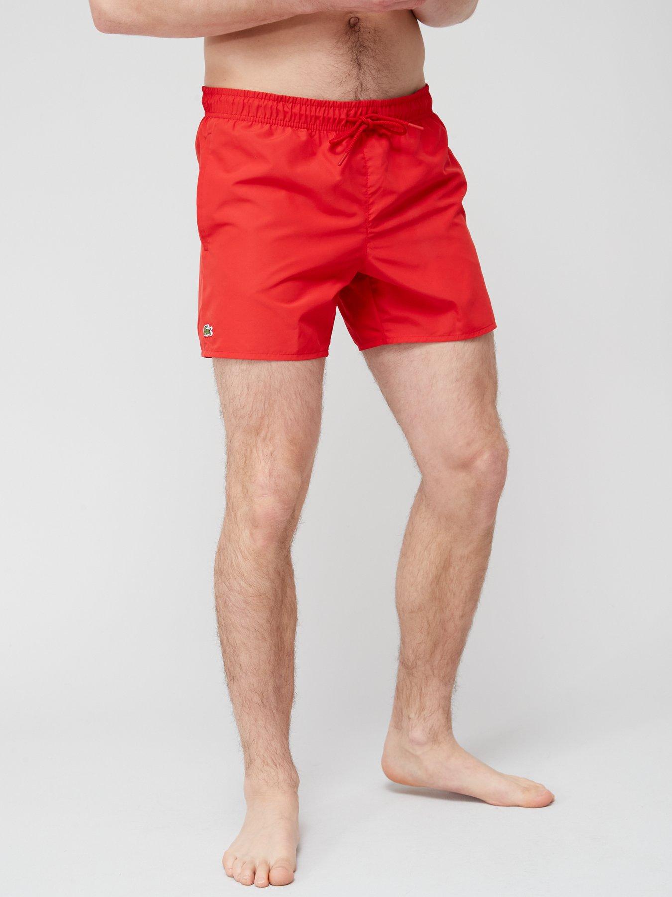 Lacoste Essentials Swim Shorts Red Very Ireland