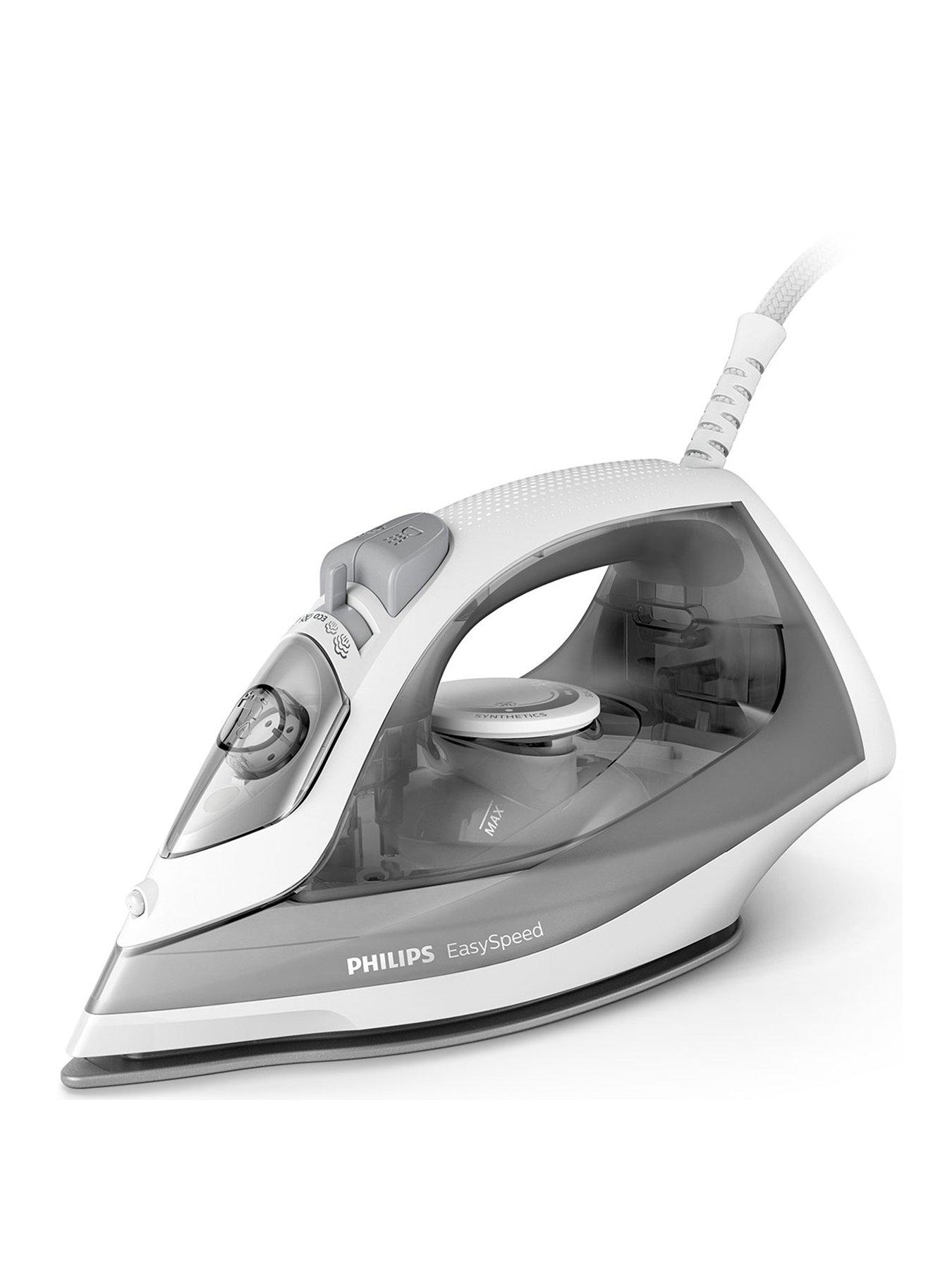 Image 1 of 7 of Philips EasySpeed Steam&nbsp;Iron GC1751/89&nbsp;-&nbsp;White &amp; Grey