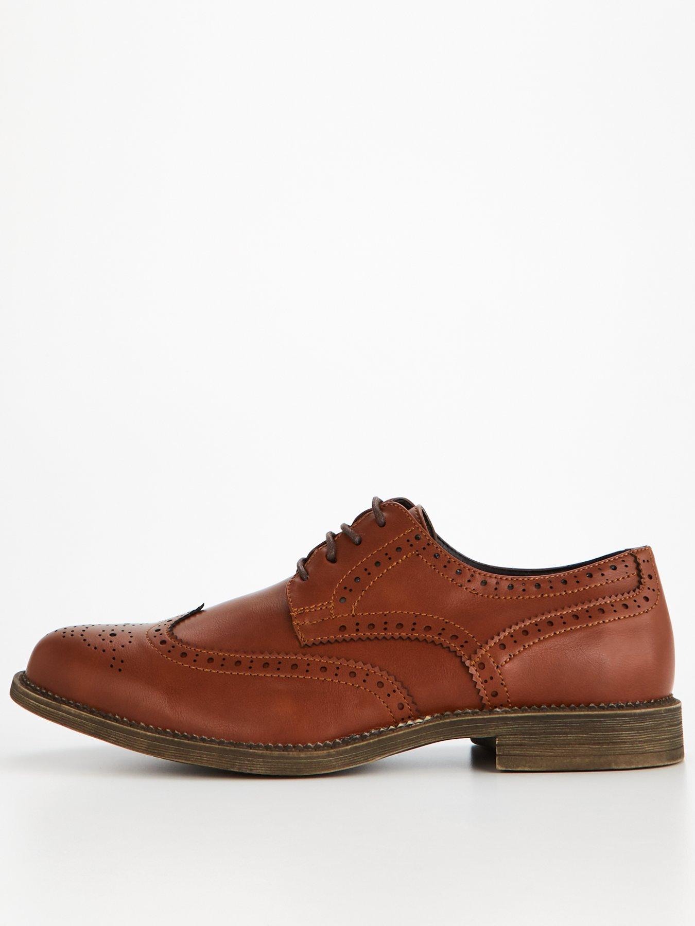 Mens Formal Lace Up Brogue Shoe Standard