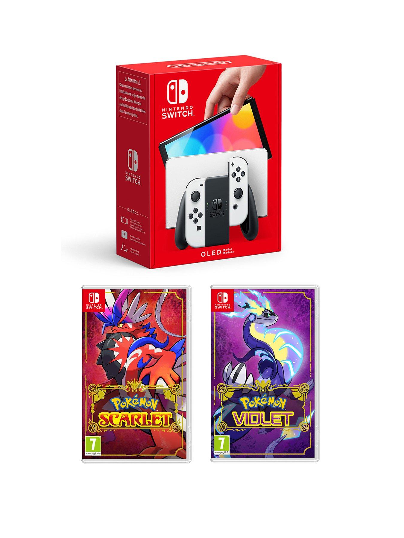 undefined Nintendo Switch OLED Console with Pokemon Scarlet  &  Pokemon Violet